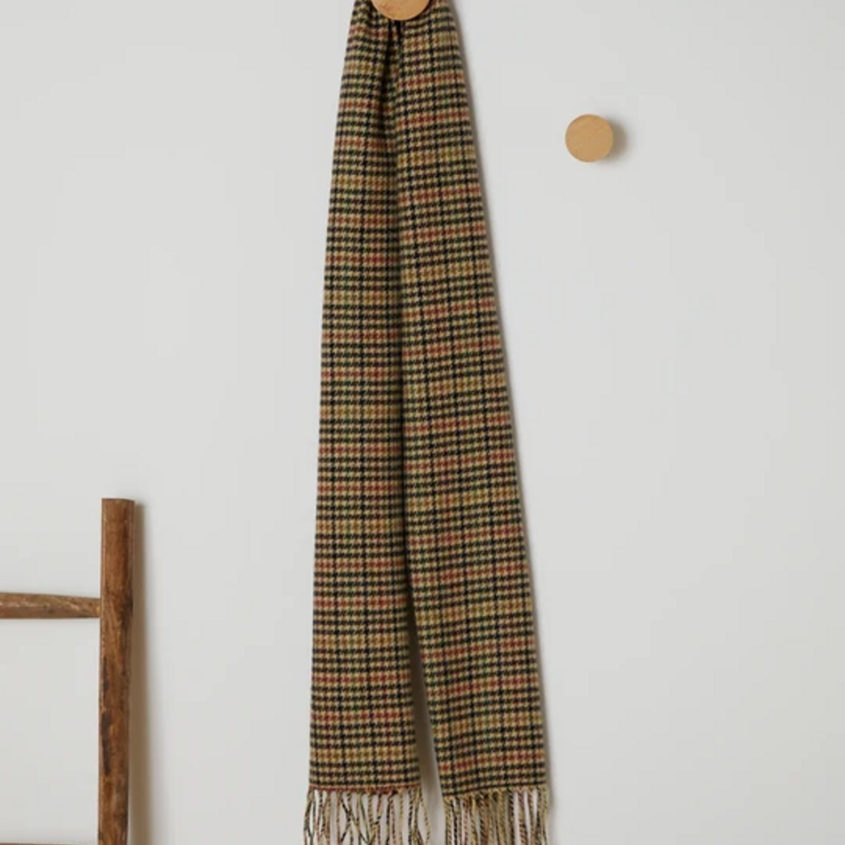 Highland Tartan Tweeds FOXFORD MODERN HOUNDSTOOTH SCARF