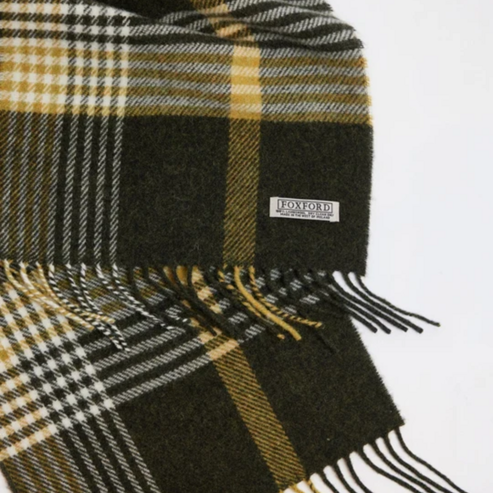 Highland Tartan Tweeds FOXFORD BROD SCARF
