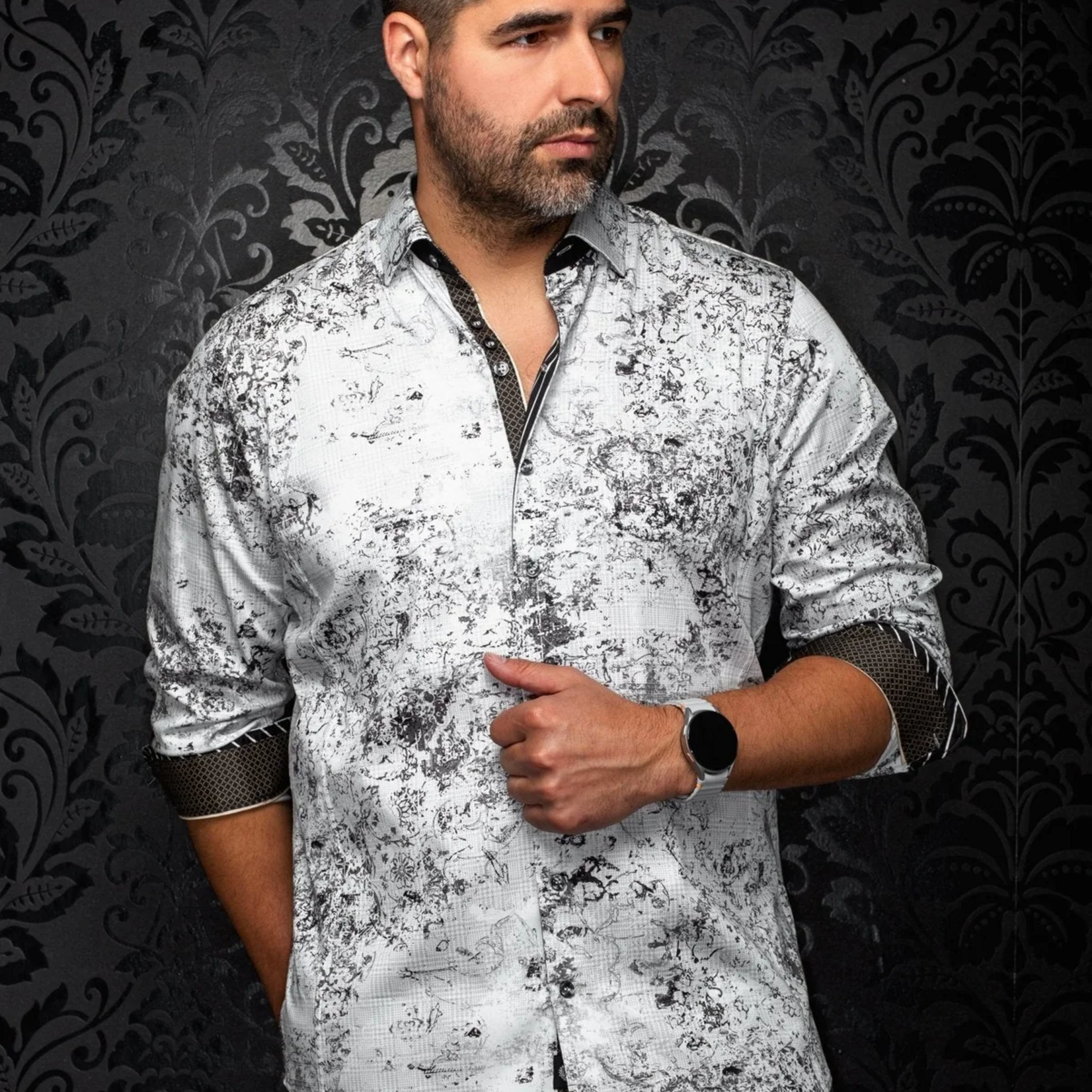 Au Noir BARI Long Sleeve Shirt | White