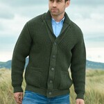 Aran Crafts Aran Crafts - CARDIGAN | SH4627 | Olive