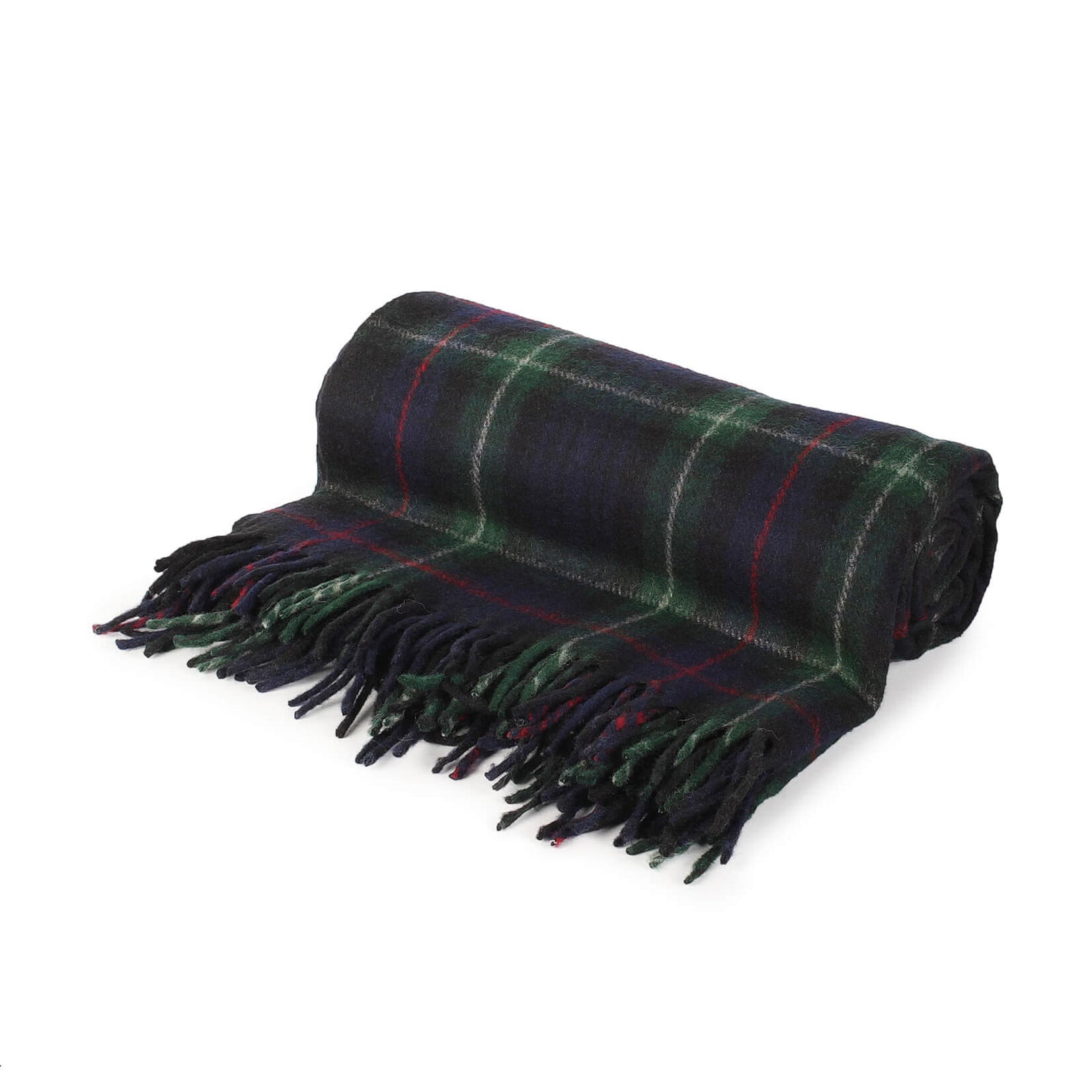 Highland Tartan Tweeds MACKENZIE CLAN HIGHLAND TARTAN TWEED BLANKET