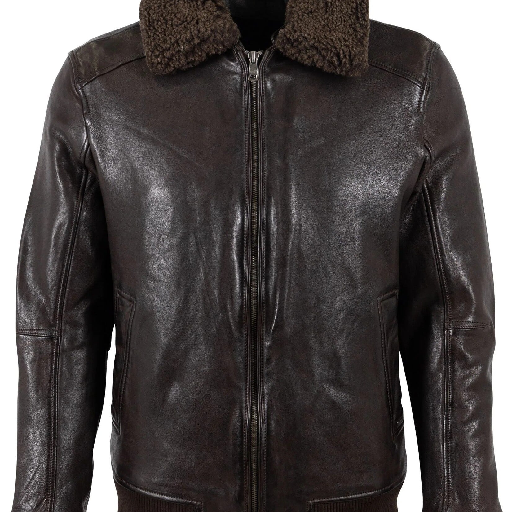 MAURITIUS GROVIG LEATHER JACKET | Dark Chocolate