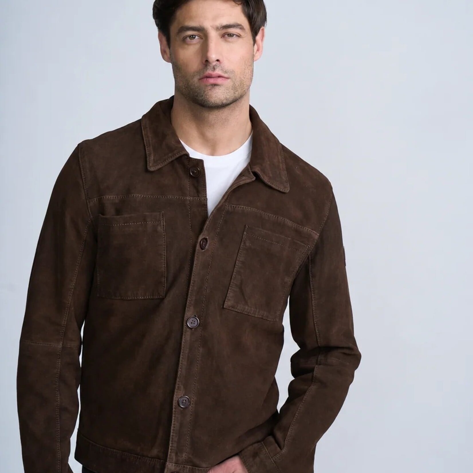 MAURITIUS YUKON LAMBSKIN SUEDE | Dark Chocolate