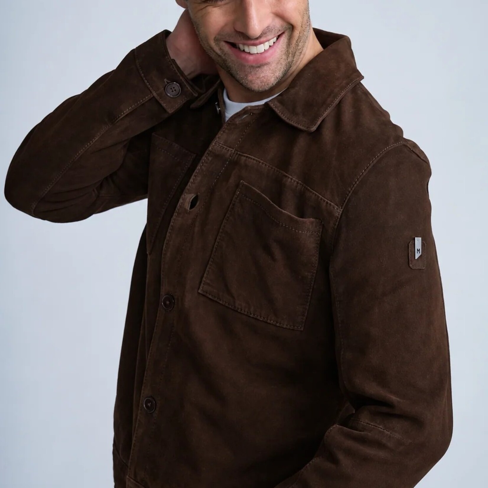 MAURITIUS YUKON LAMBSKIN SUEDE | Dark Chocolate