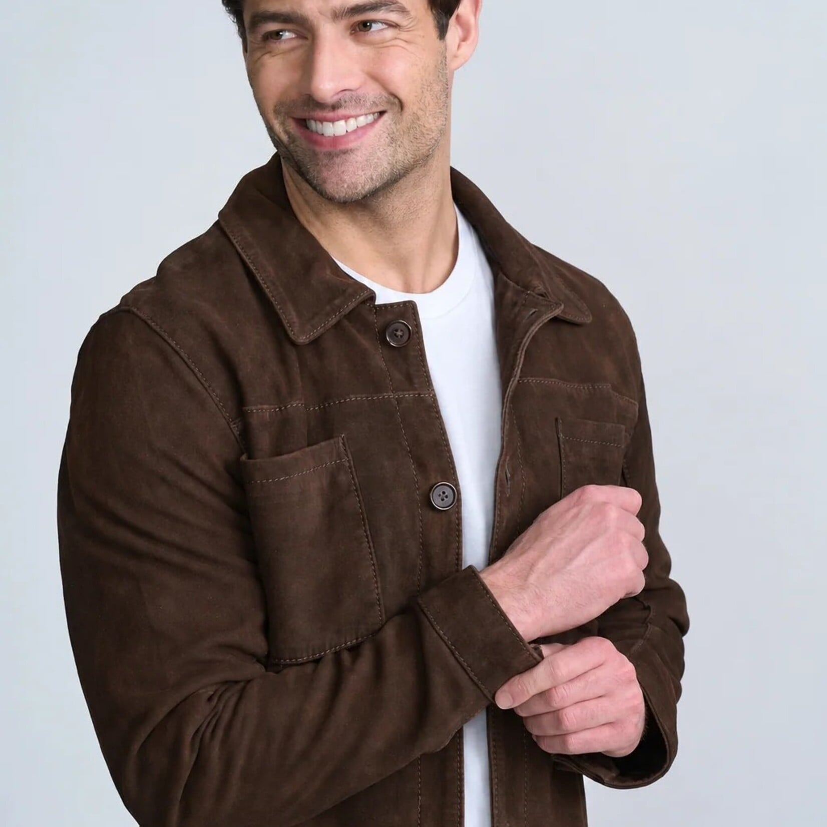 MAURITIUS YUKON LAMBSKIN SUEDE | Dark Chocolate