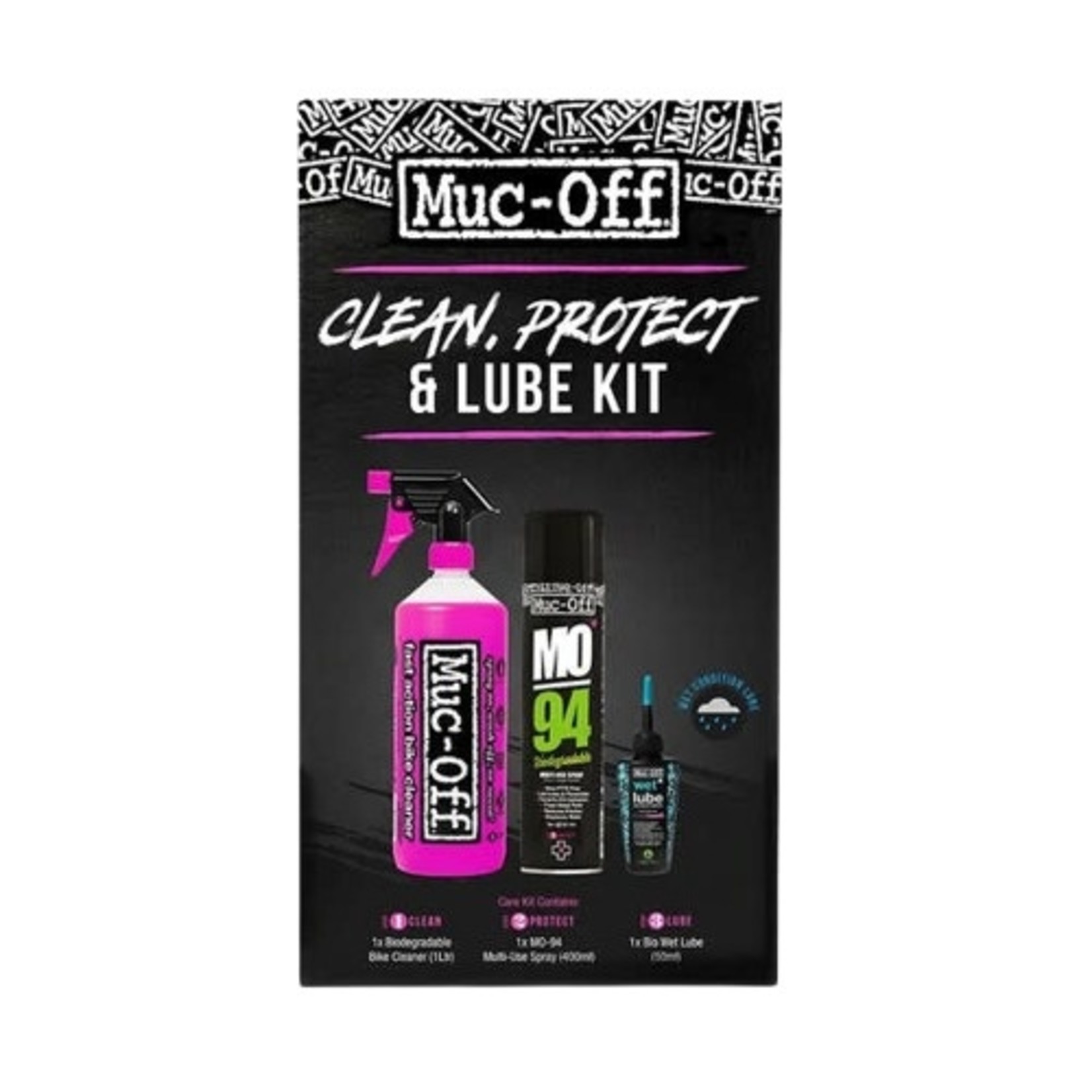 Muc-Off MCF Kit Clean/Protect/Lube - Wet (5)