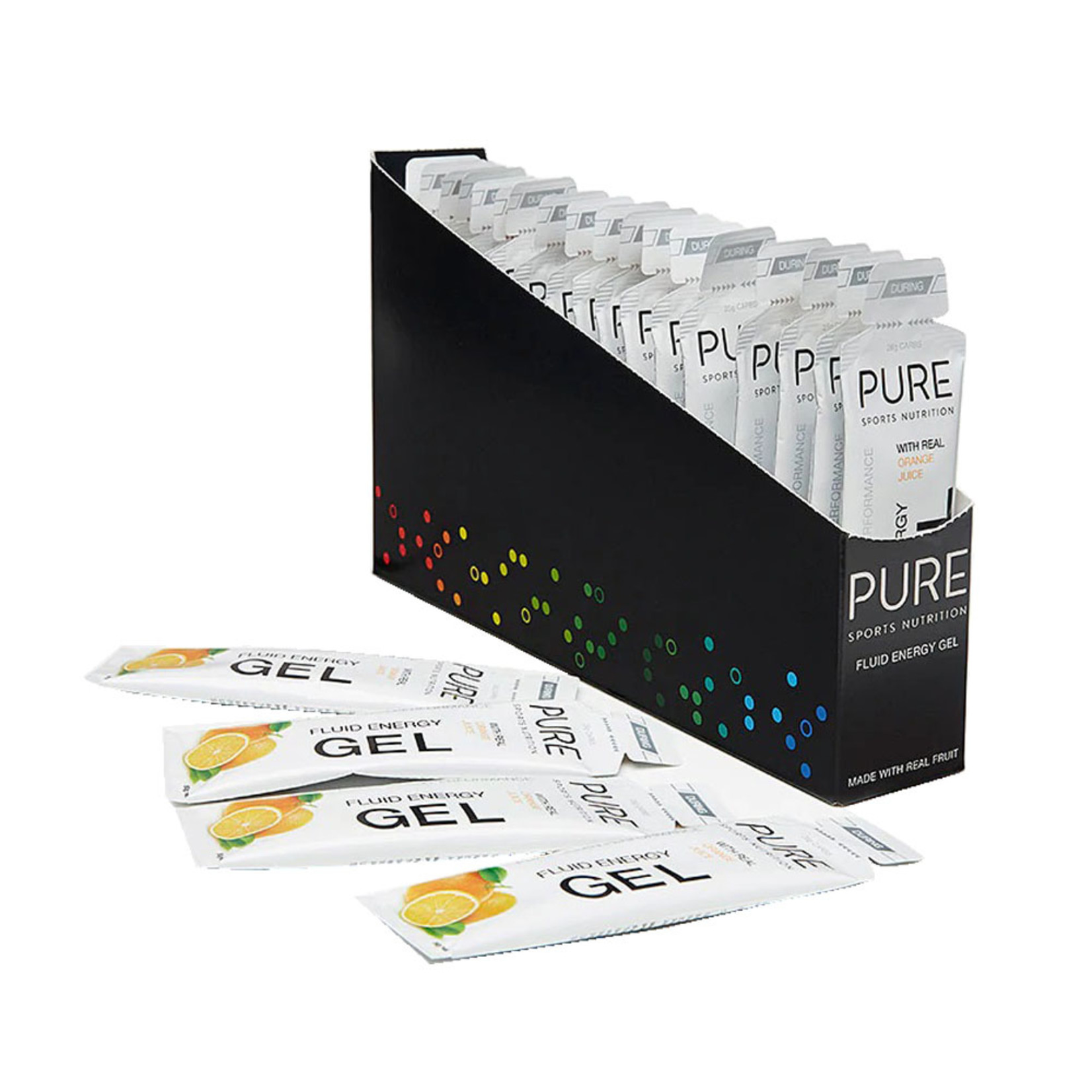 PURE SPORTS NUTRITION PURE Fluid Energy Gel 50g (18 Gels)