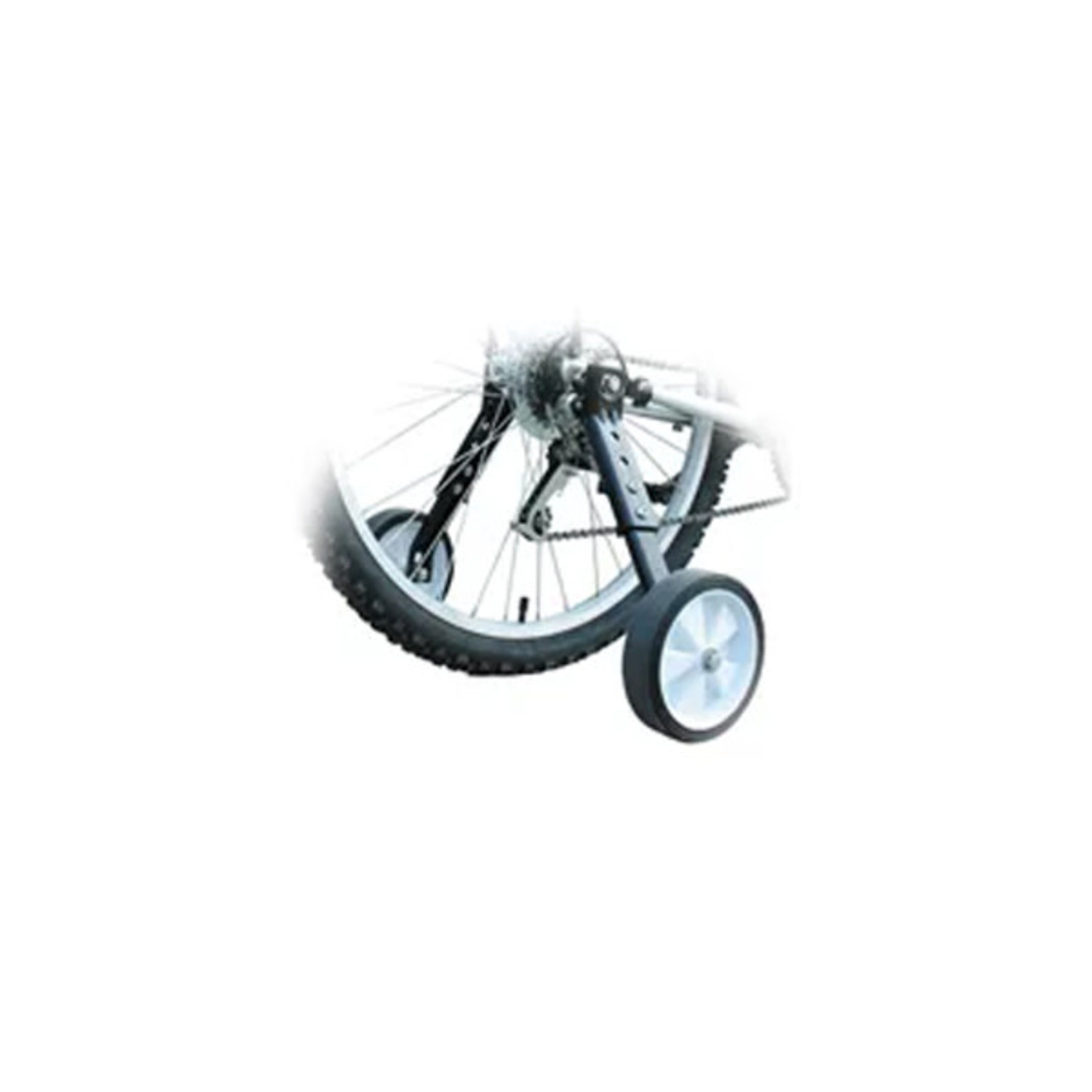 TRAINING WHEELS 20-26, Heavy Duty with Plastic Wheel (rated to 100Kg)