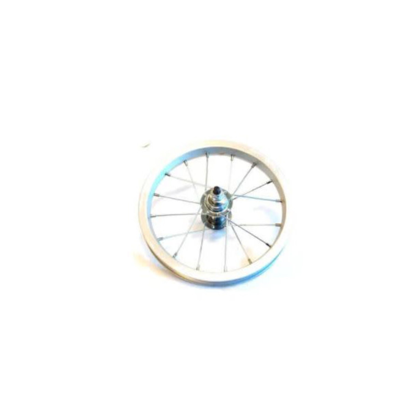 WHEEL  12 Front Silver, S/W Alloy Rim, Steel hub, 85mm axle