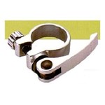 Seat clamp with seat bolt Q/R alloy, 34.9mm, silver