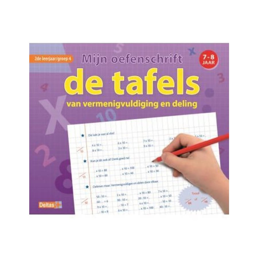 Mijn oefenschrift De tafels 7-8 jaar groep 4