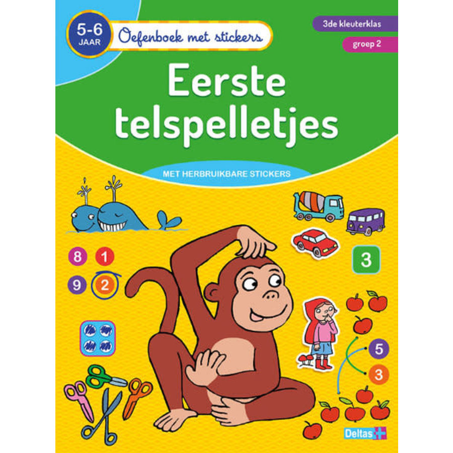 Oefenboek Eerste Telspelletjes 5-6 jaar