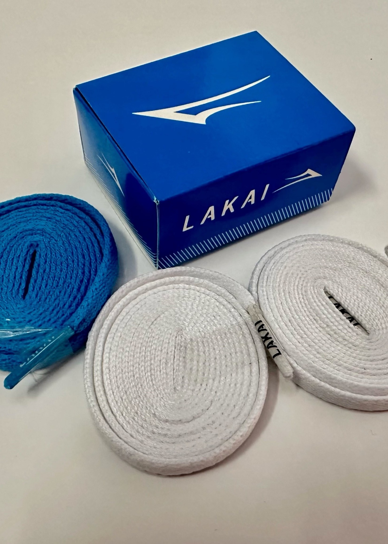 Lakai Ltd Footware Lakai - Laces One Blue/Two White Set