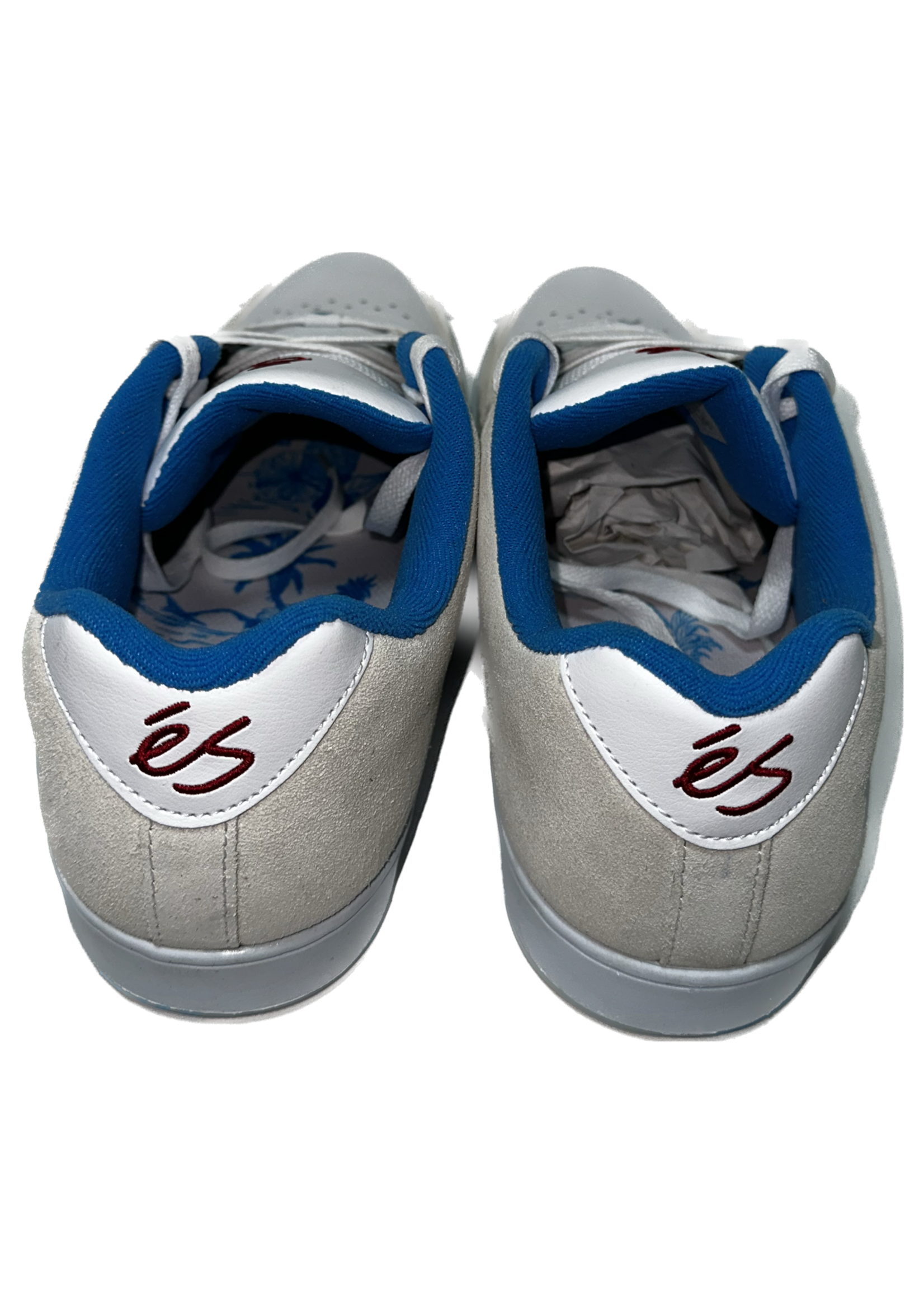 eS Shoes éS - Accel Slim - White/Blue/Red Size 12USM's
