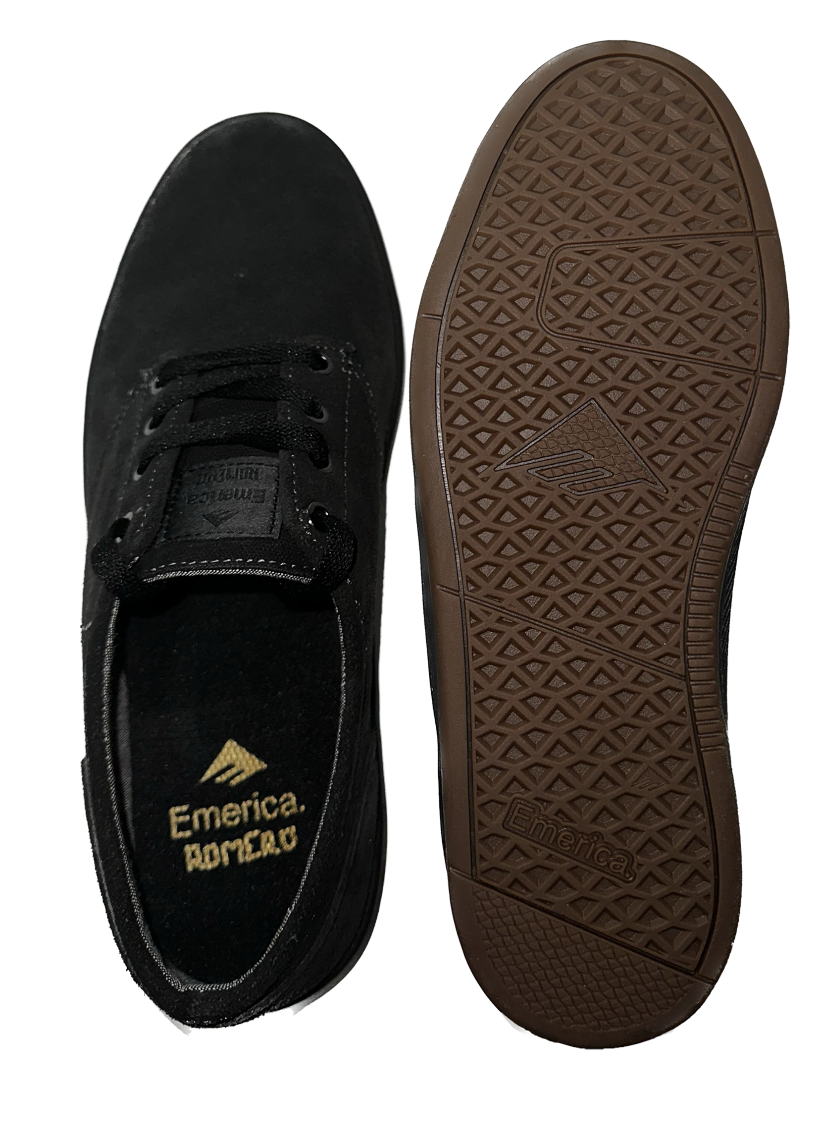 Emerica Emerica - THE ROMERO LACED - Dark Grey/Black/Gum Size 8 USM's