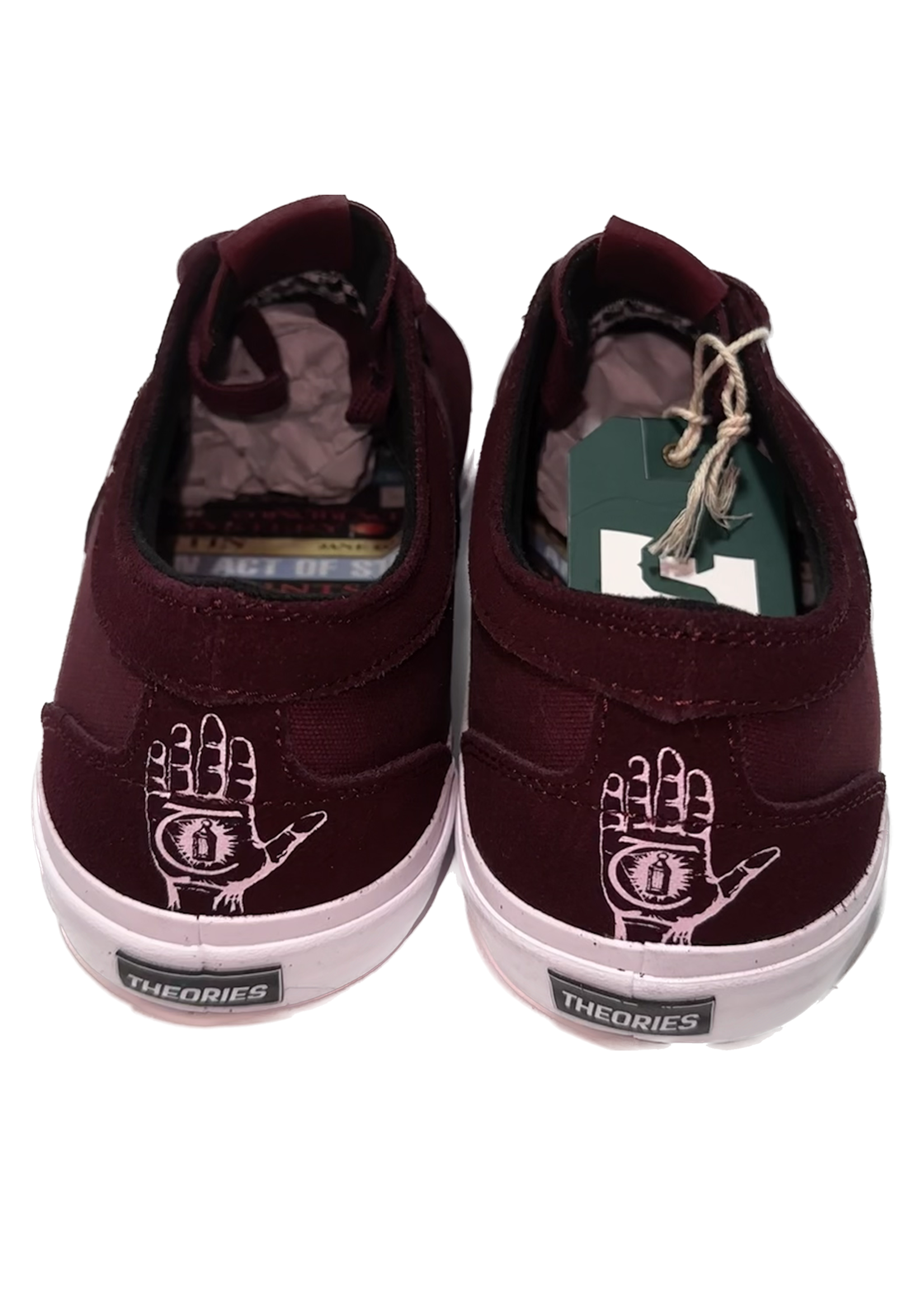 STATE FOOTWARE STATE FOOTWEAR - Bishop -THEORIES X Black Cherry Suede/Rubber Toe Size 8 USM's