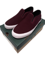 STATE FOOTWARE STATE FOOTWEAR - Keys - Slip-on Black Cherry/White Suede Size 9 USM's