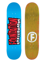 Foundation Skateboards Foundation - From The 90's - Blue 8.25"