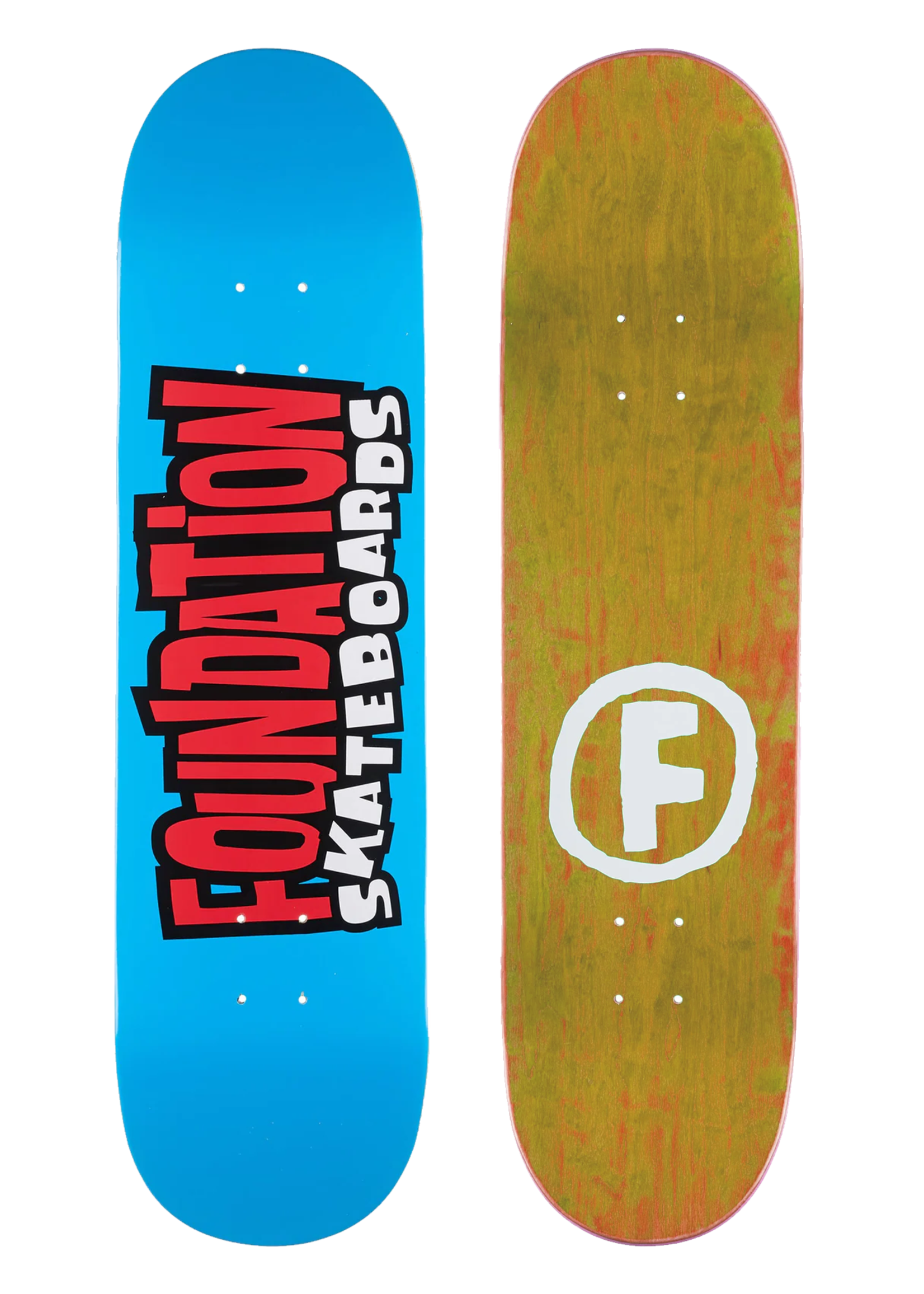 Foundation Skateboards Foundation - From The 90's - Blue 8.25"