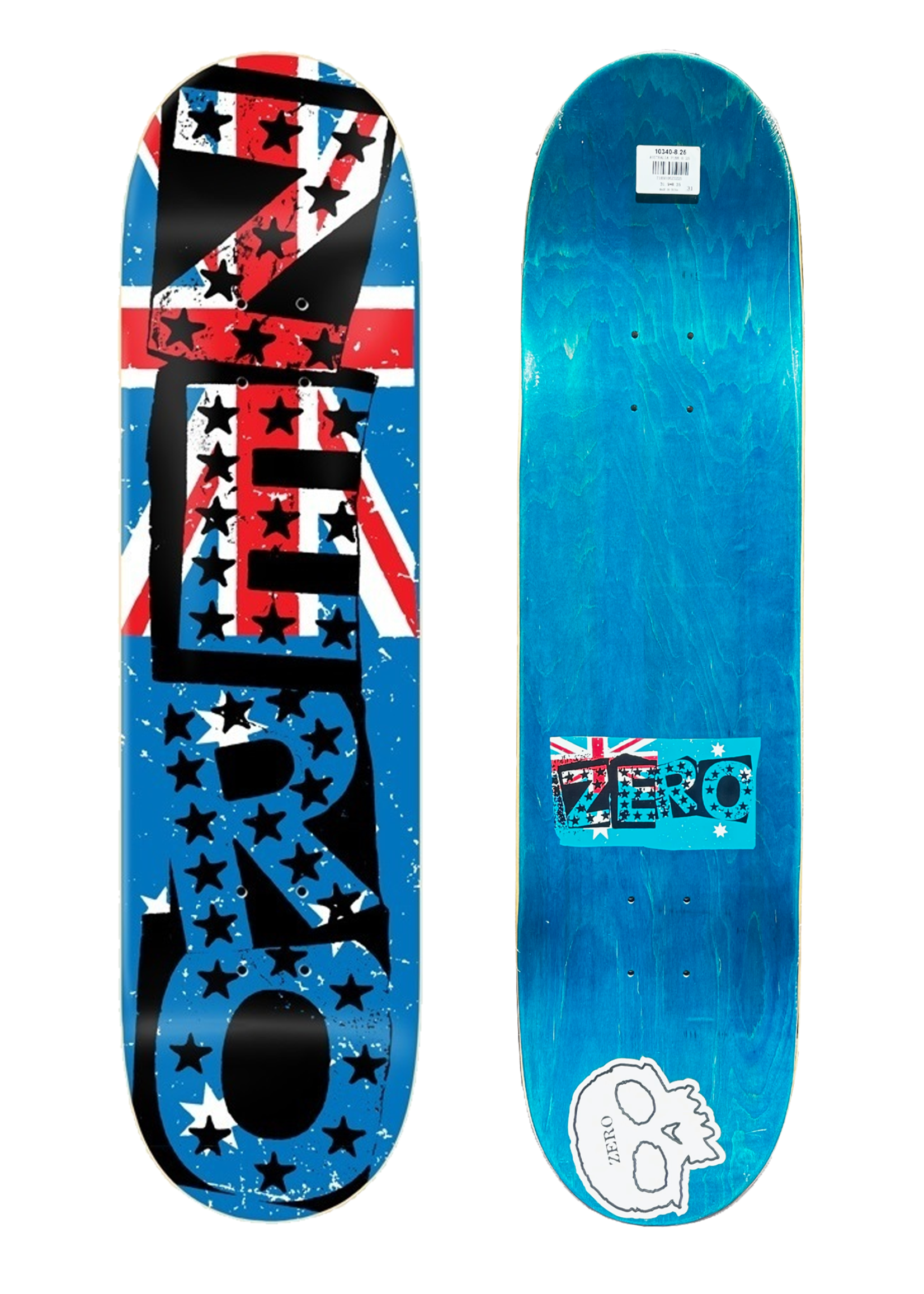 Zero ZERO - Australian Punk Flag Deck - 8.25"
