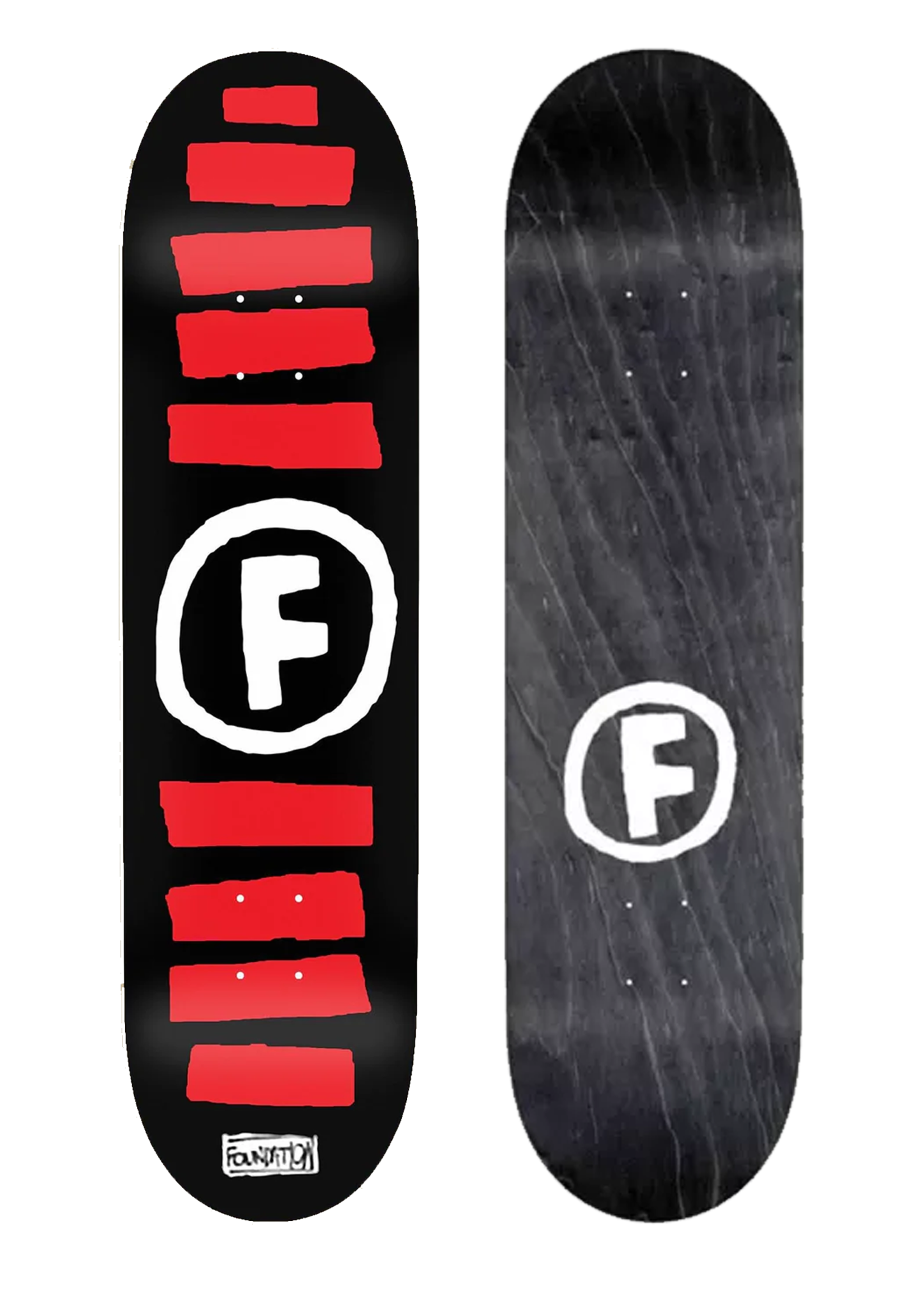 Foundation Skateboards Foundation - Doodle Stripe - Black 8.0"