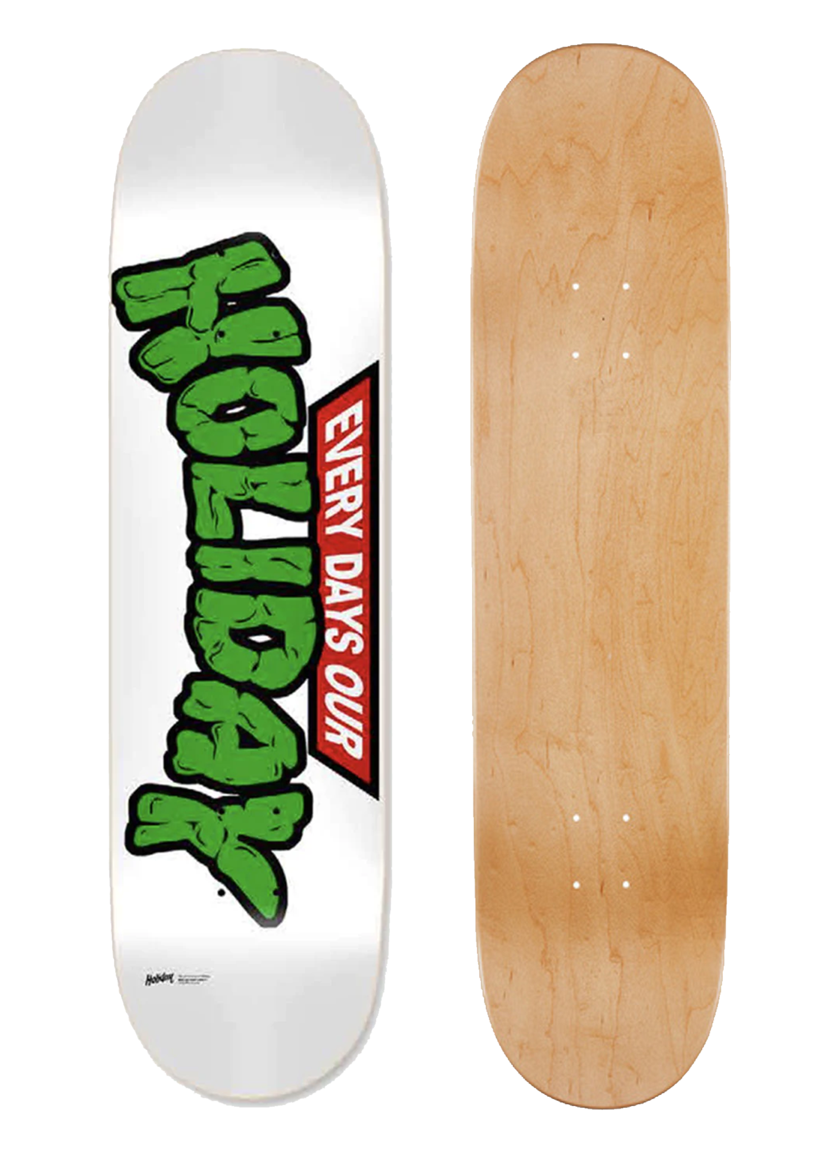 Holiday Skateboards Holiday Skateboards - TMNT - White 7.75"