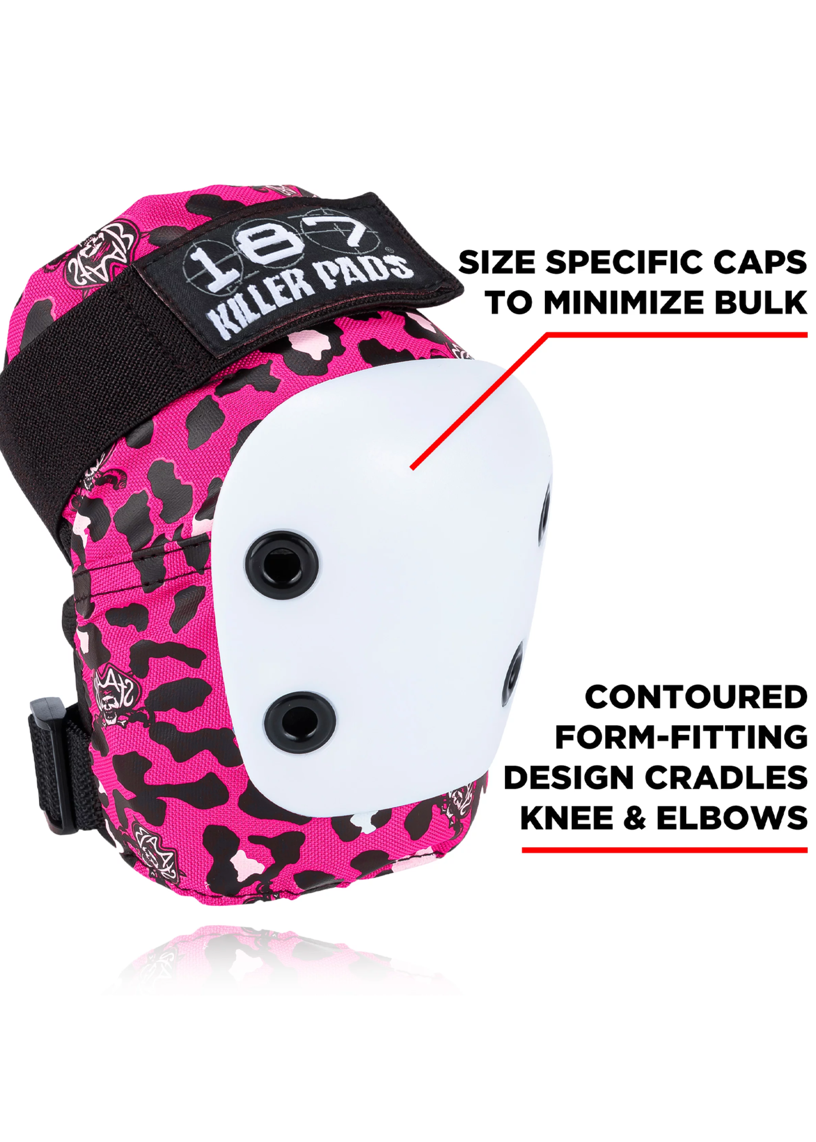 187 KILLER PADS 187 KILLER PADS - Six Pack Staab Pink Leopard - Junior