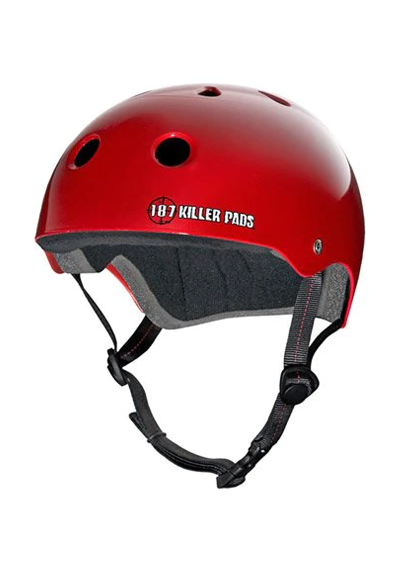 187 KILLER PADS 187 KILLER PADS - Skate Helmet Red Gloss - SMALL