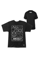 Grizzly Grizzly - Linescape Skate Youth T-Shirt - Black