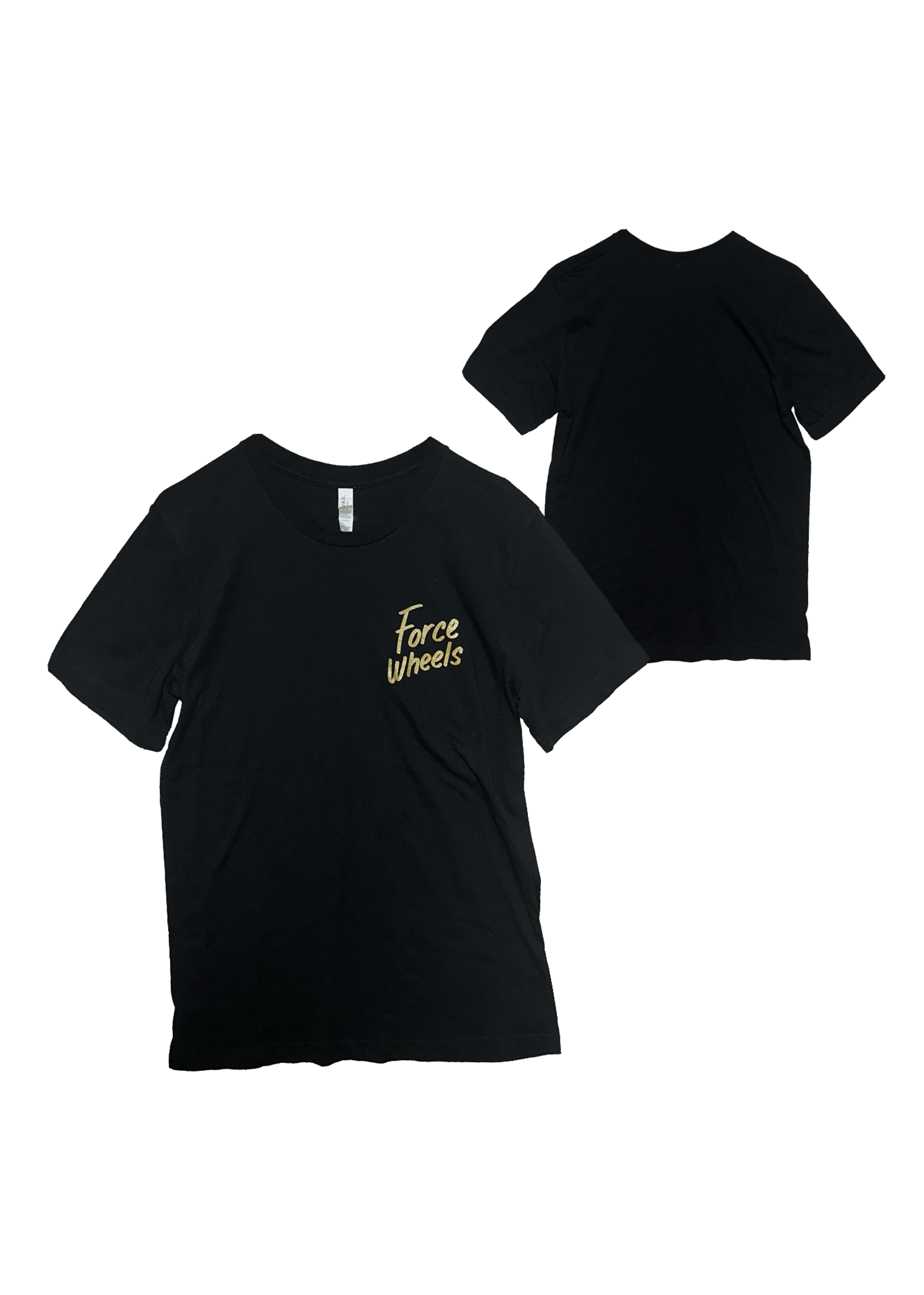 Force Wheels Force Wheels - Logo T-Shirt - Black/Gold