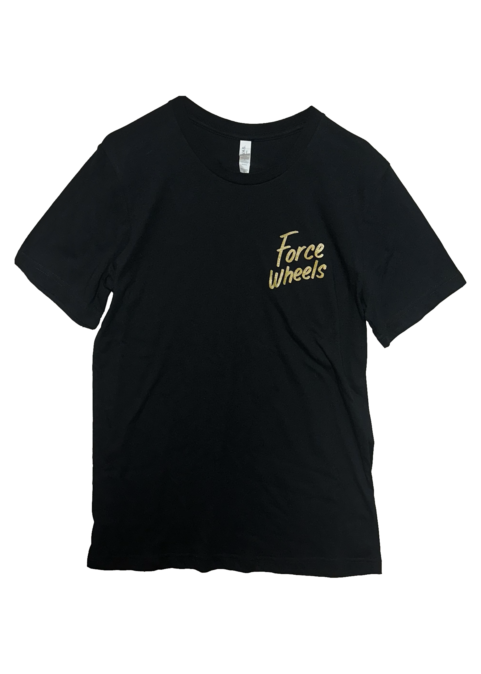 Force Wheels Force Wheels - Logo T-Shirt - Black/Gold