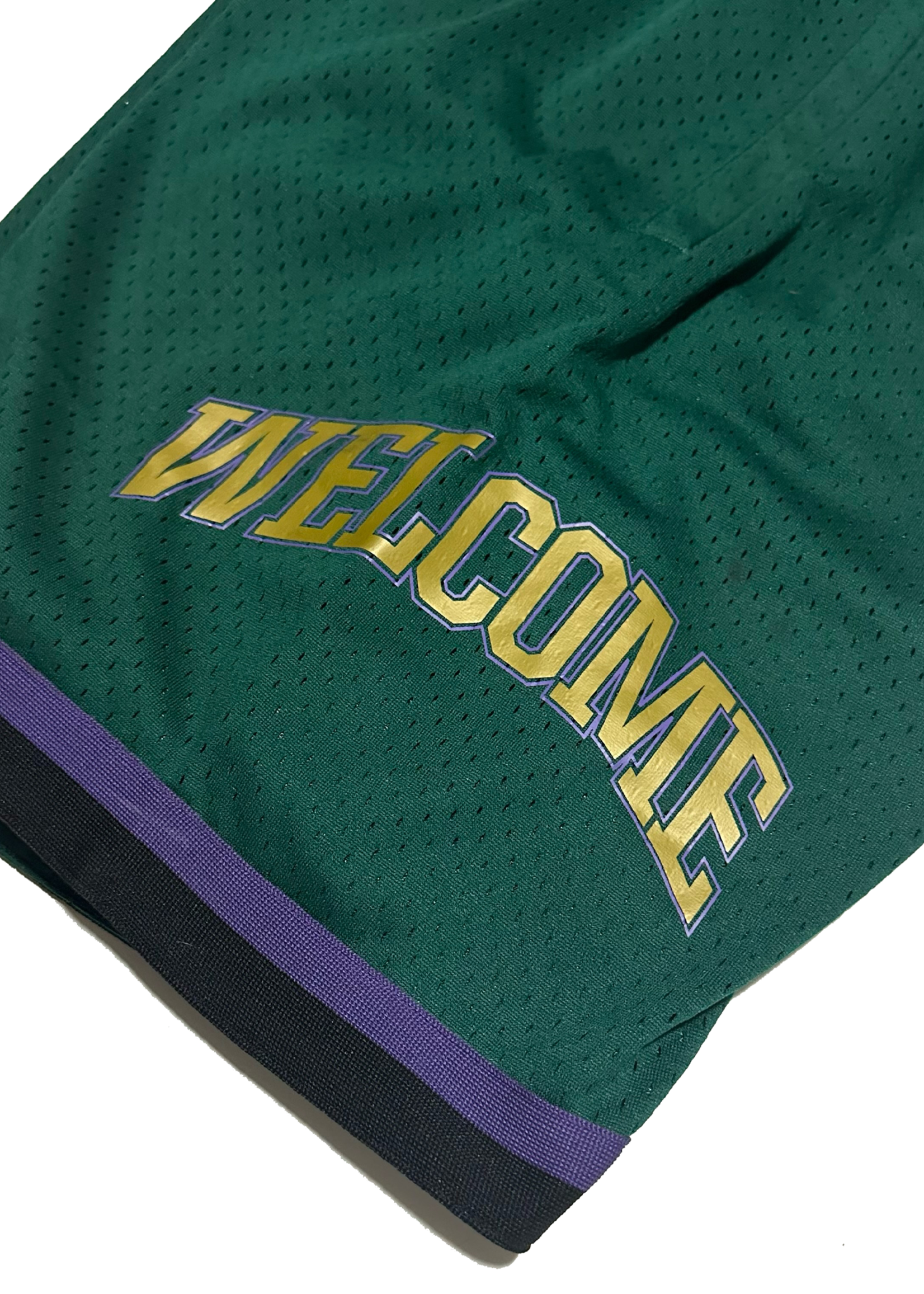 Welcome Welcome Skateboards - LEAGUE MESH BASKETBALL SHORT- FOREST