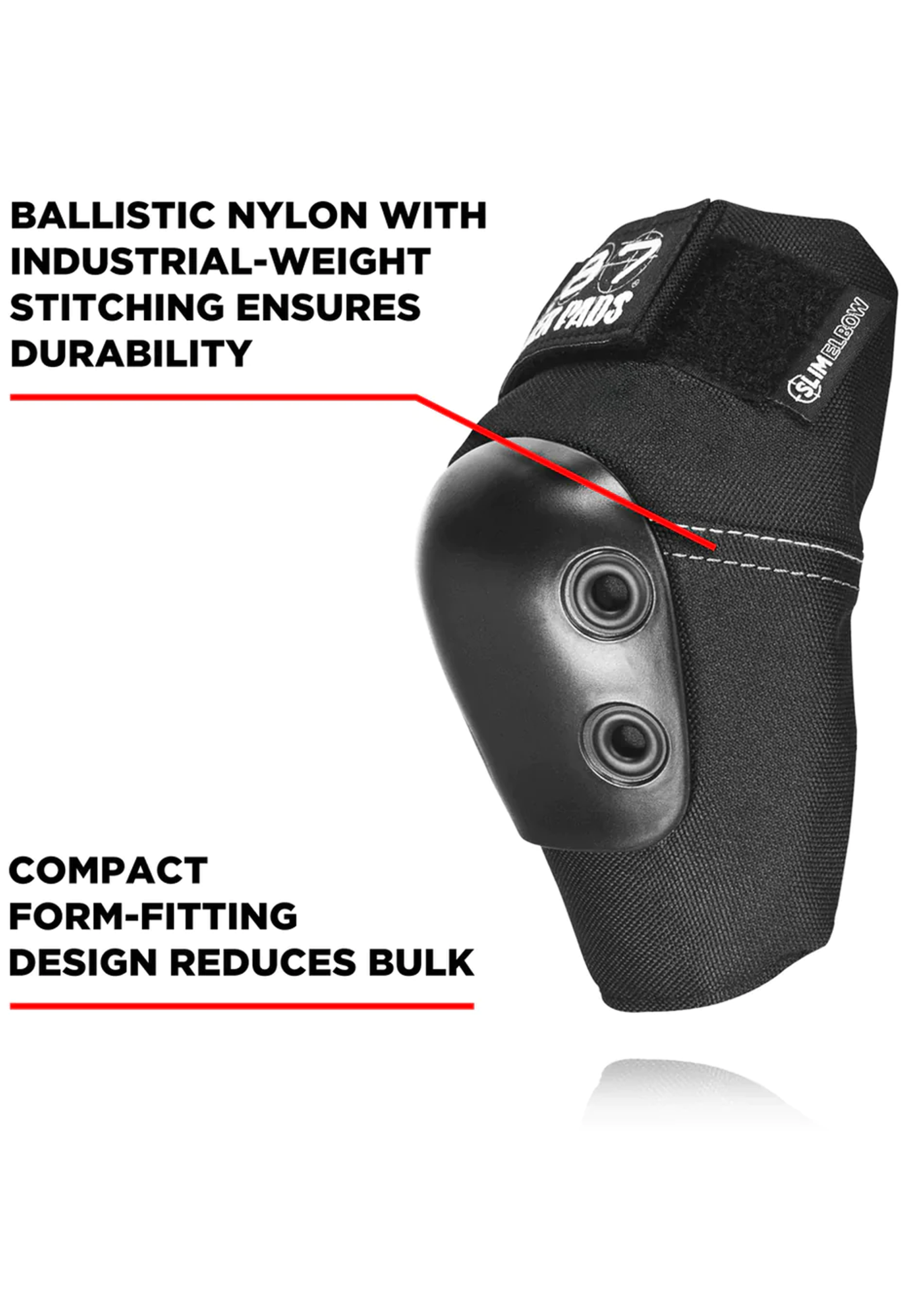 187 KILLER PADS 187 KILLER PADS - Pro Elbow Pads Black