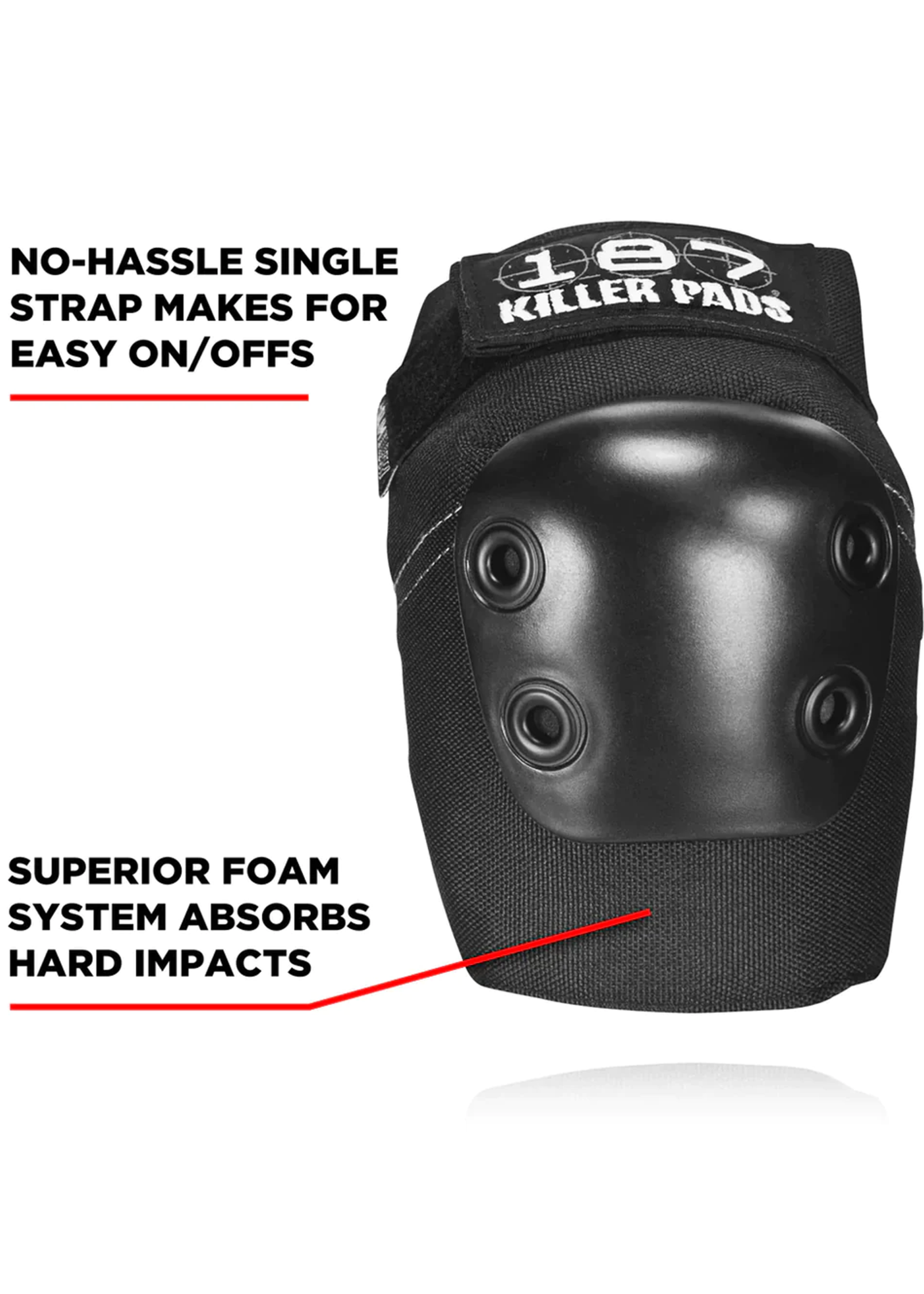 187 KILLER PADS 187 KILLER PADS - Pro Elbow Pads Black