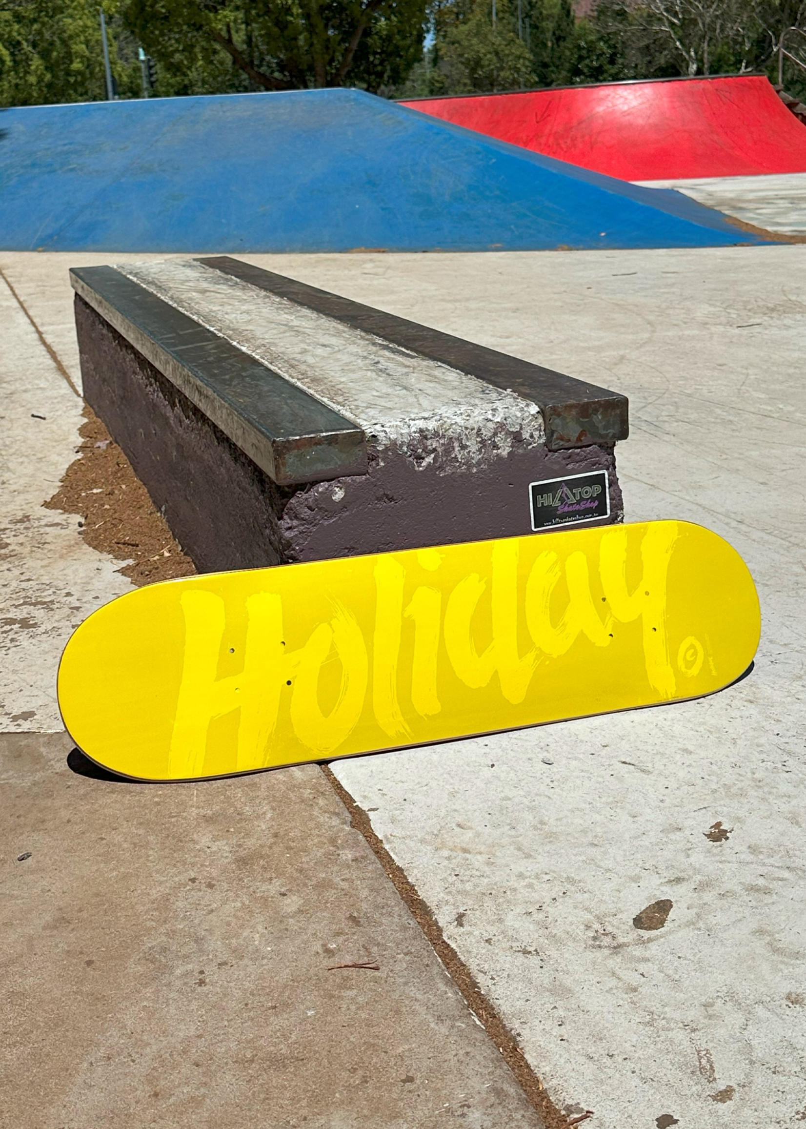 Holiday Skateboards Holiday Skateboards - Emboss Tonal Yellow - 8.12"