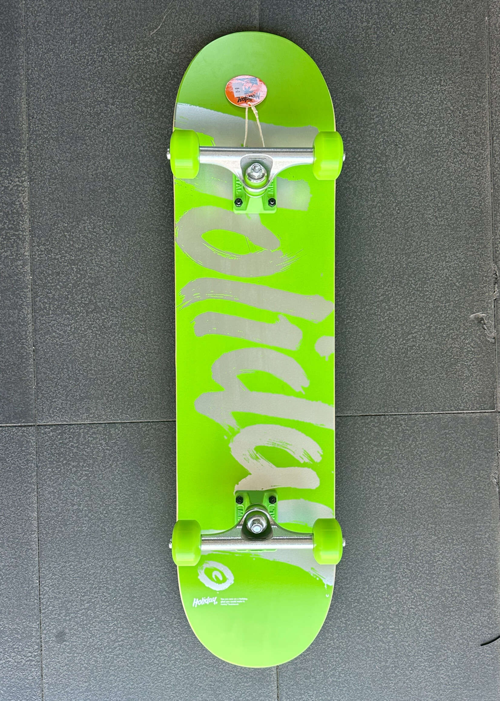 Holiday Skateboards HOLIDAY SKATEBOARDS - Safety Green Complete - 8.0"