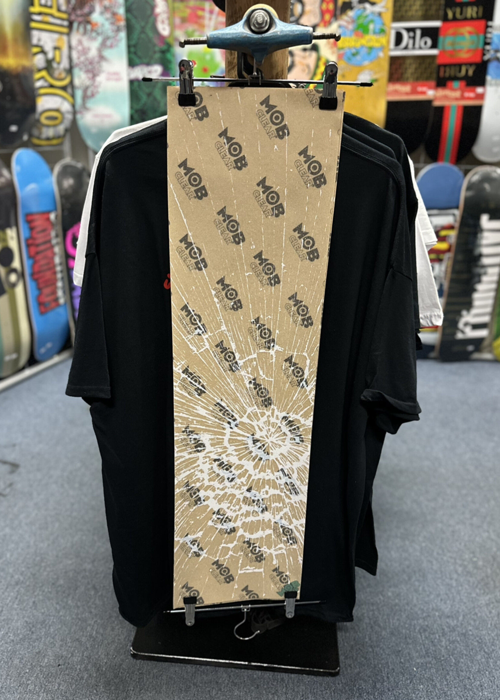 MOB GRIP TAPE MOB - Shattered Clear Griptape - 9" x 33"