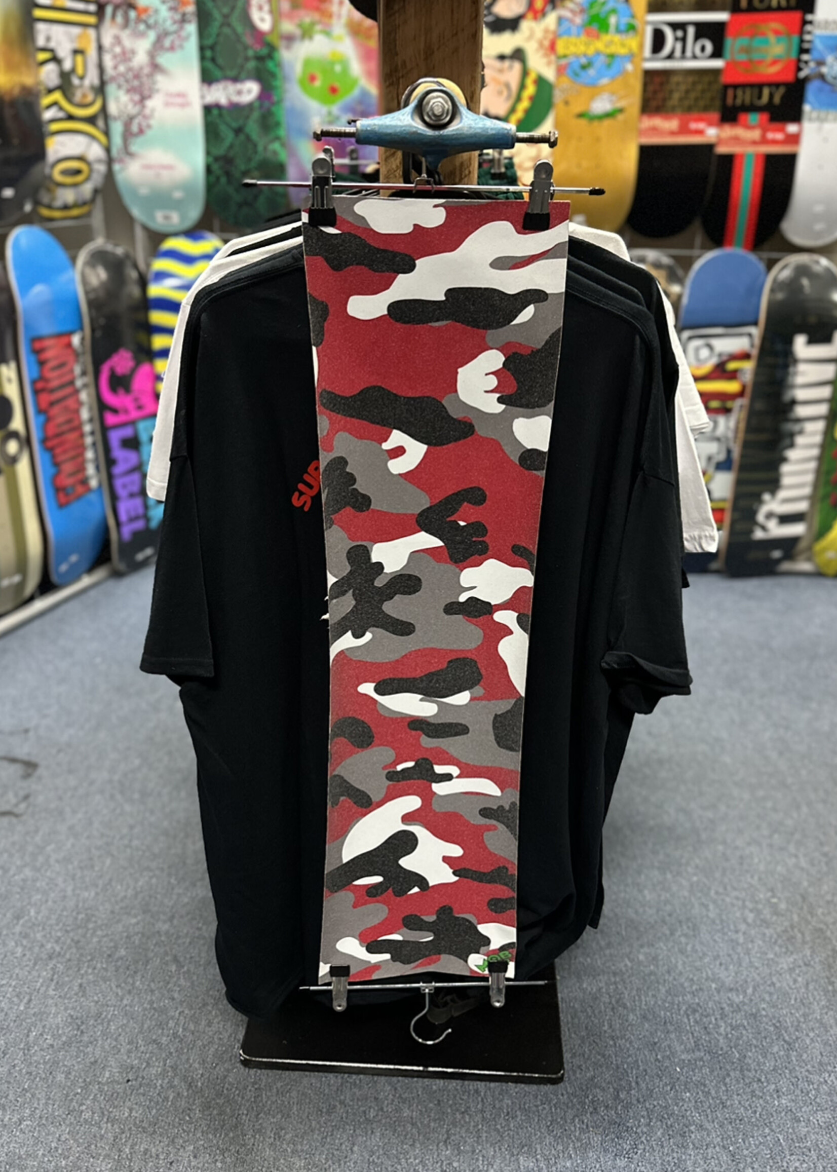 MOB GRIP TAPE MOB - Red Camo Grip Tape - 9" x 33"