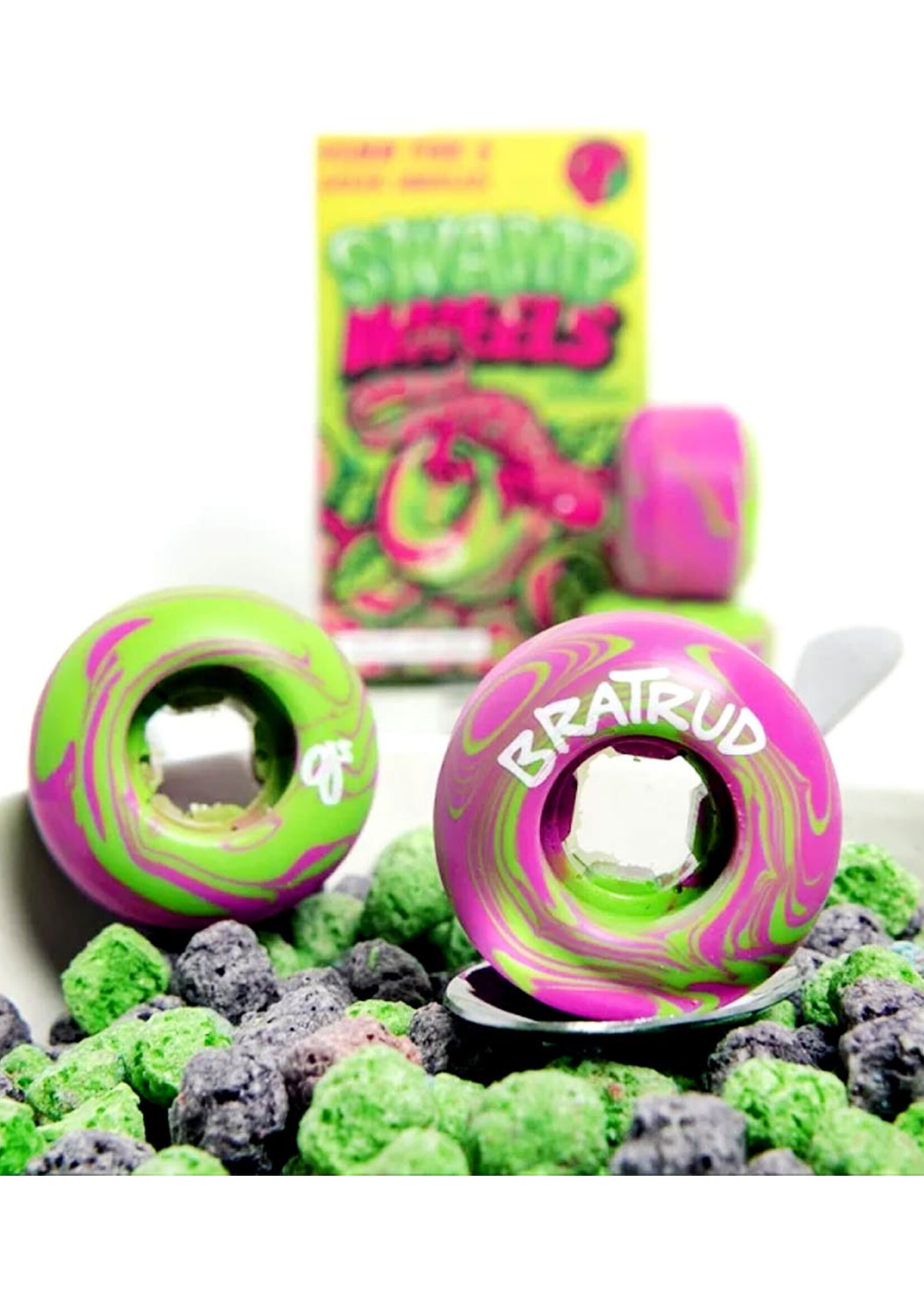 OJ's Wheels OJ WHEELS - Swamp Berries Pink Green Swirl - 99a 45mm