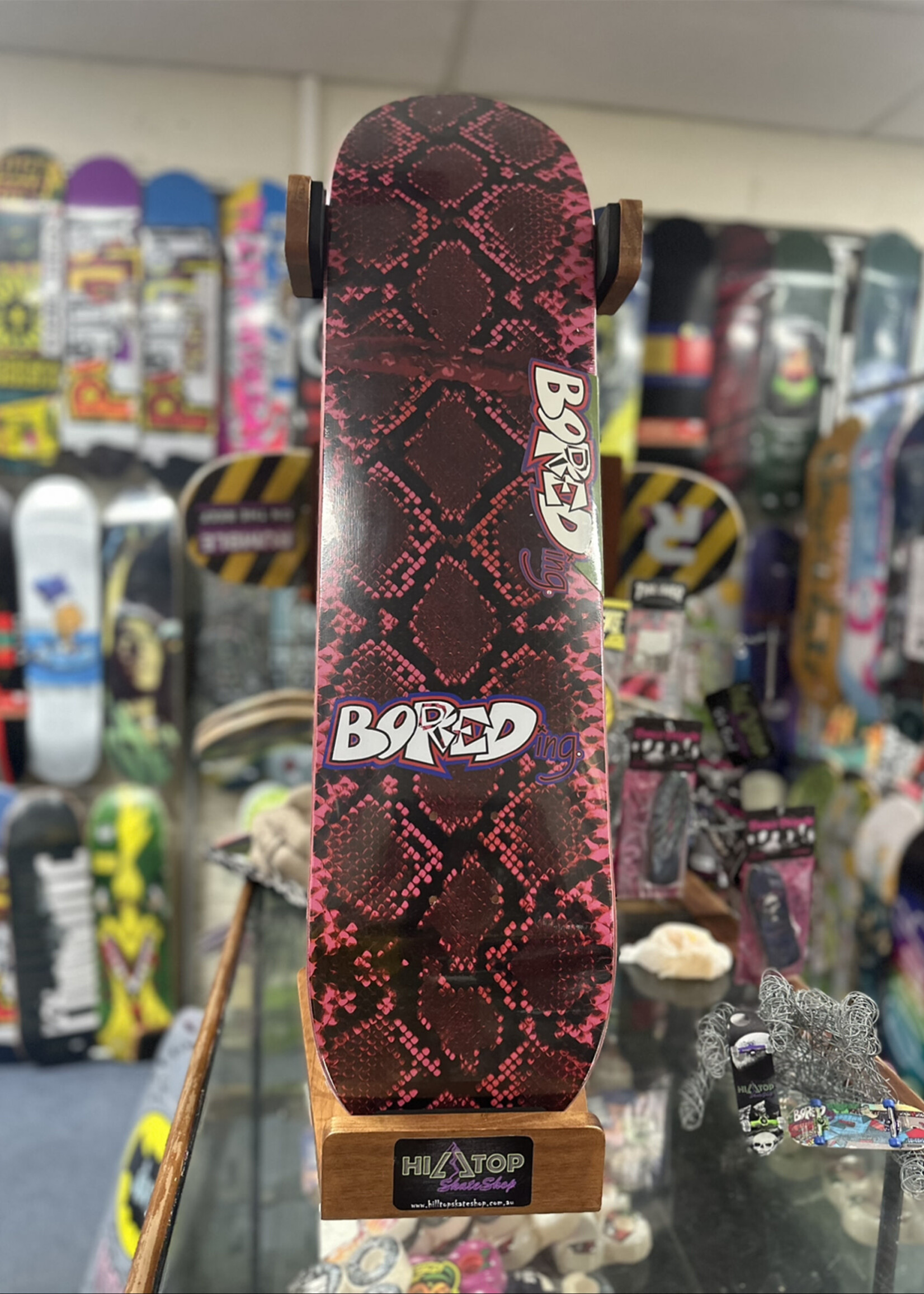 BOREDing. BOREDing. - Cut Snake Red Deck - 8.0"