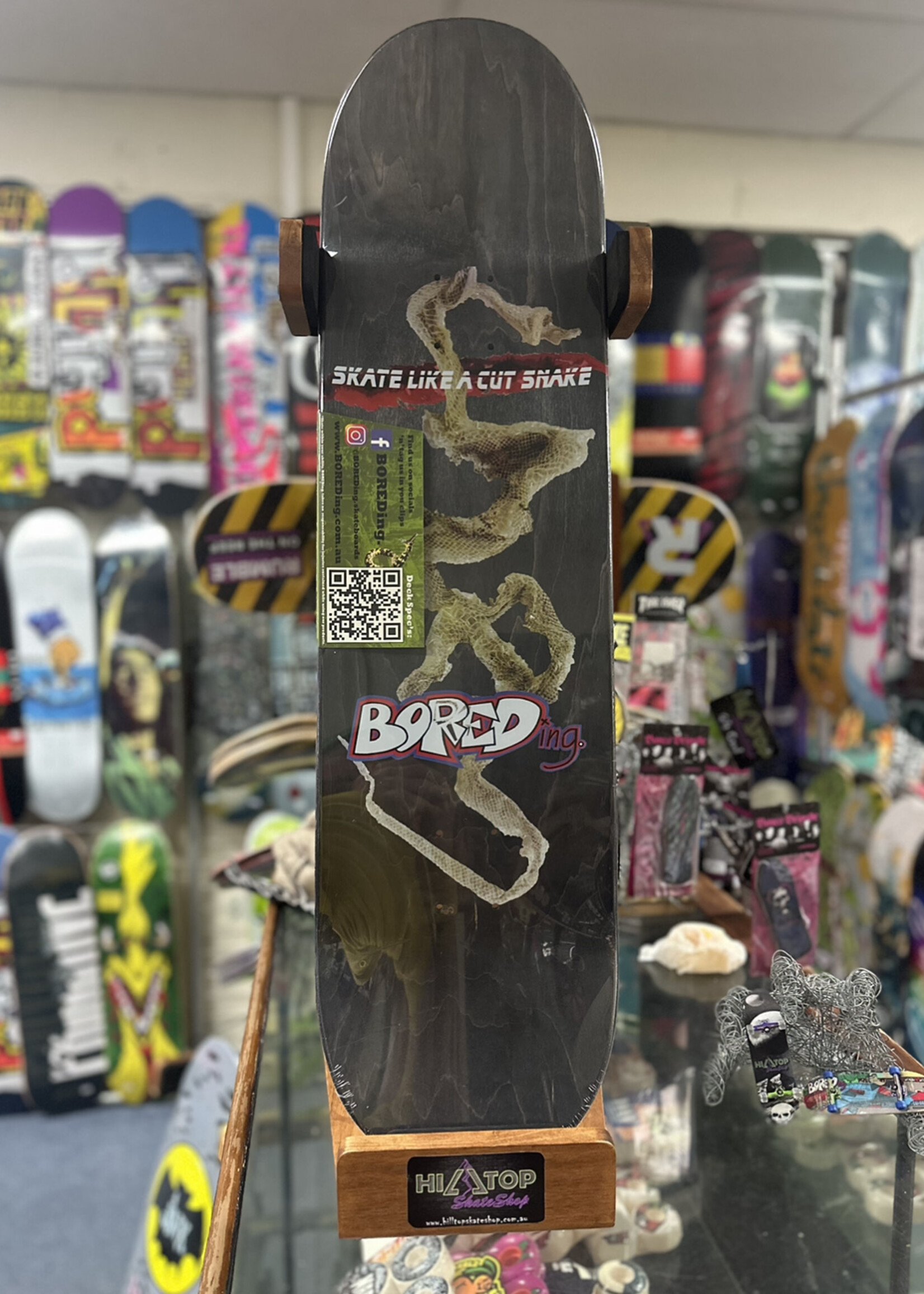 BOREDing. BOREDing. - Cut Snake Black Deck - 8.75"