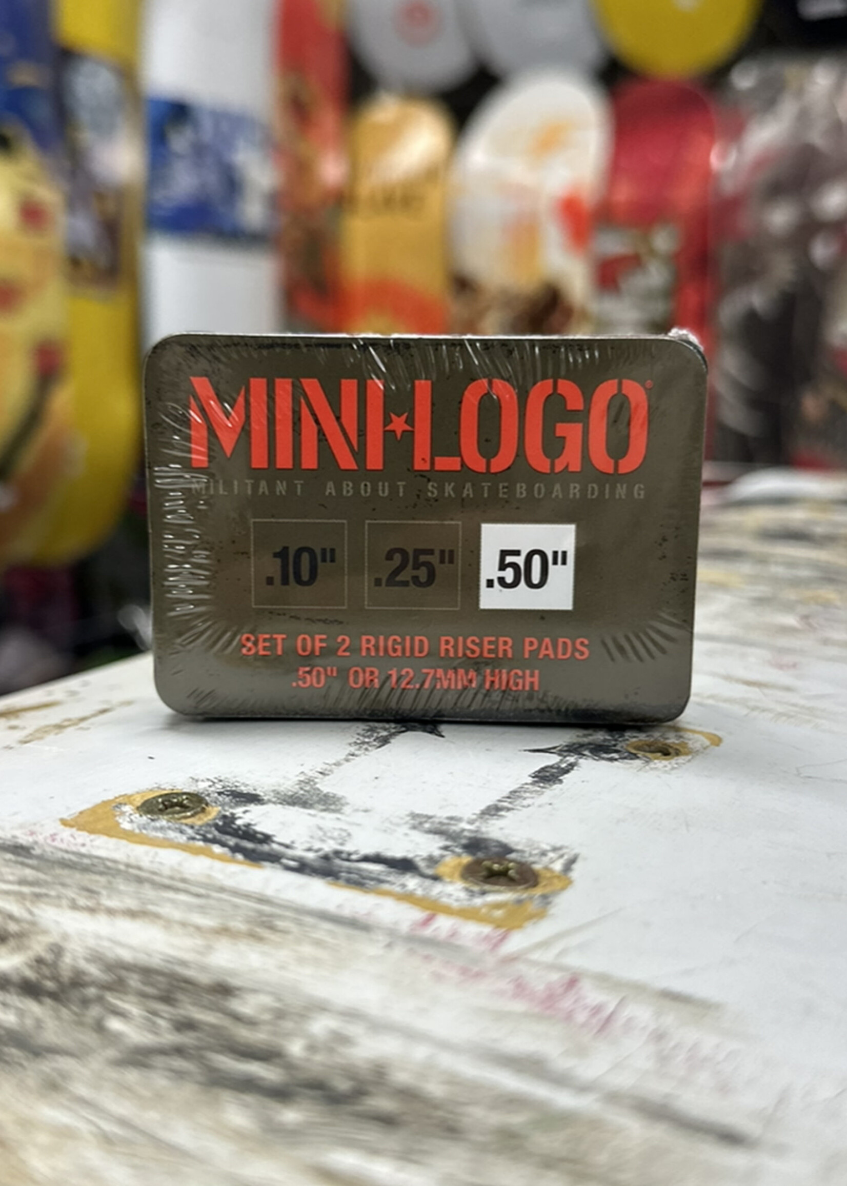 Mini Logo MINI LOGO - Rubber Riser Pads Pair - 0.50" (12.7mm)