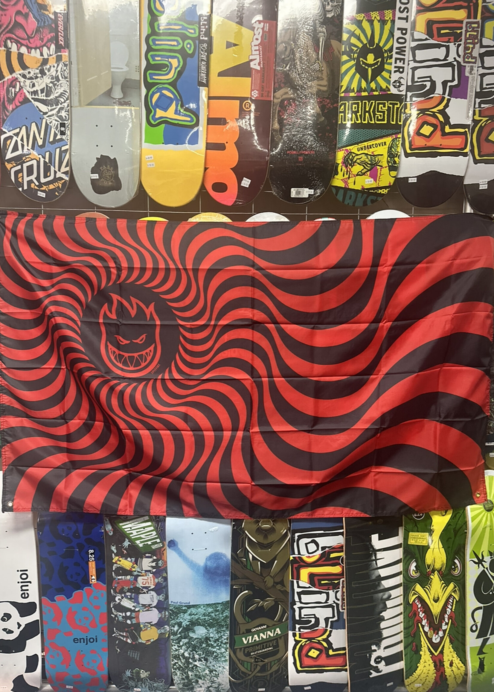 Spitfire Wheels SPITFIRE WHEELS - Bighead Swirl Banner