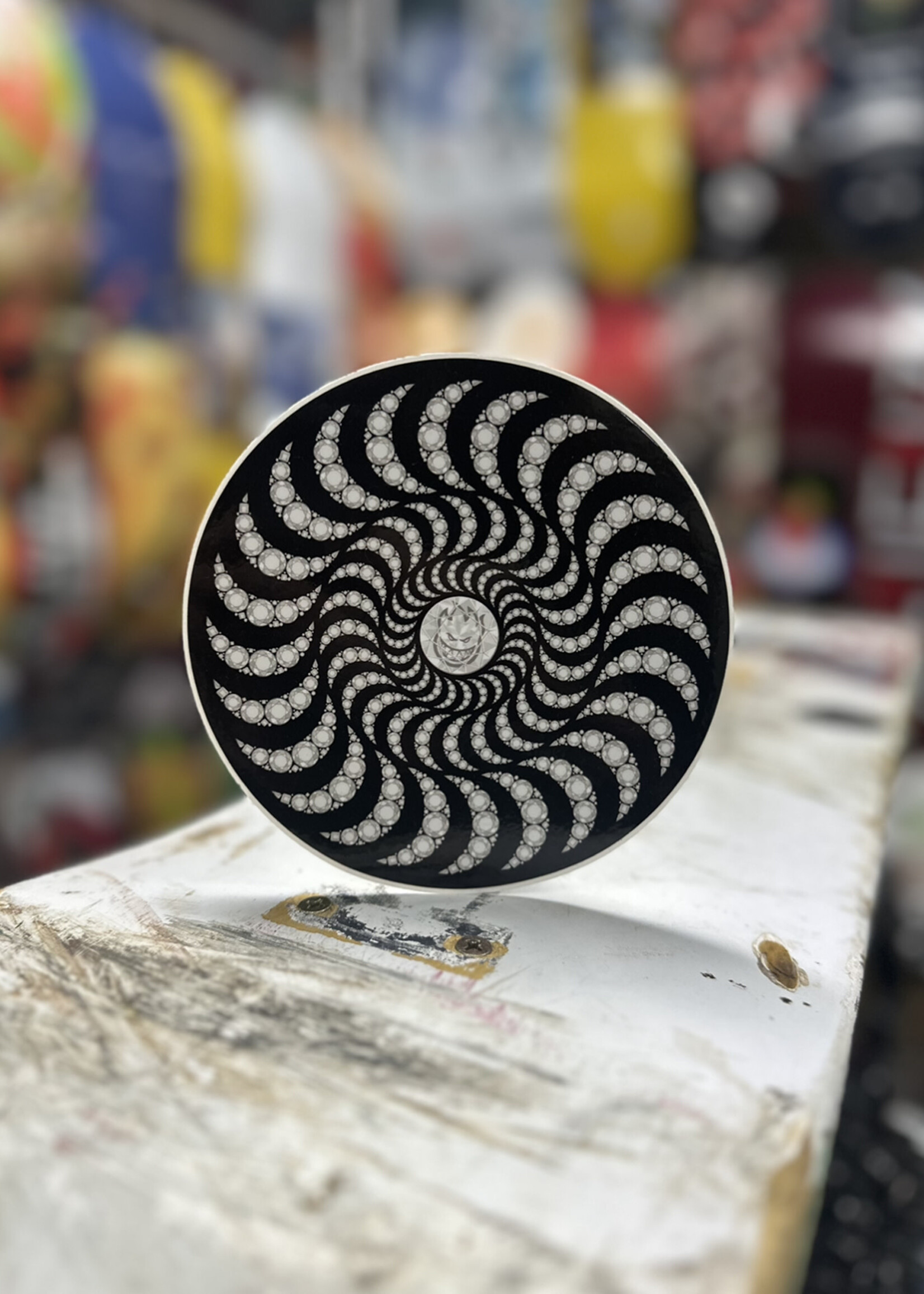 Spitfire Wheels SPITFIRE - Forever Diamond Swirl Medium Sticker - 12.5cm