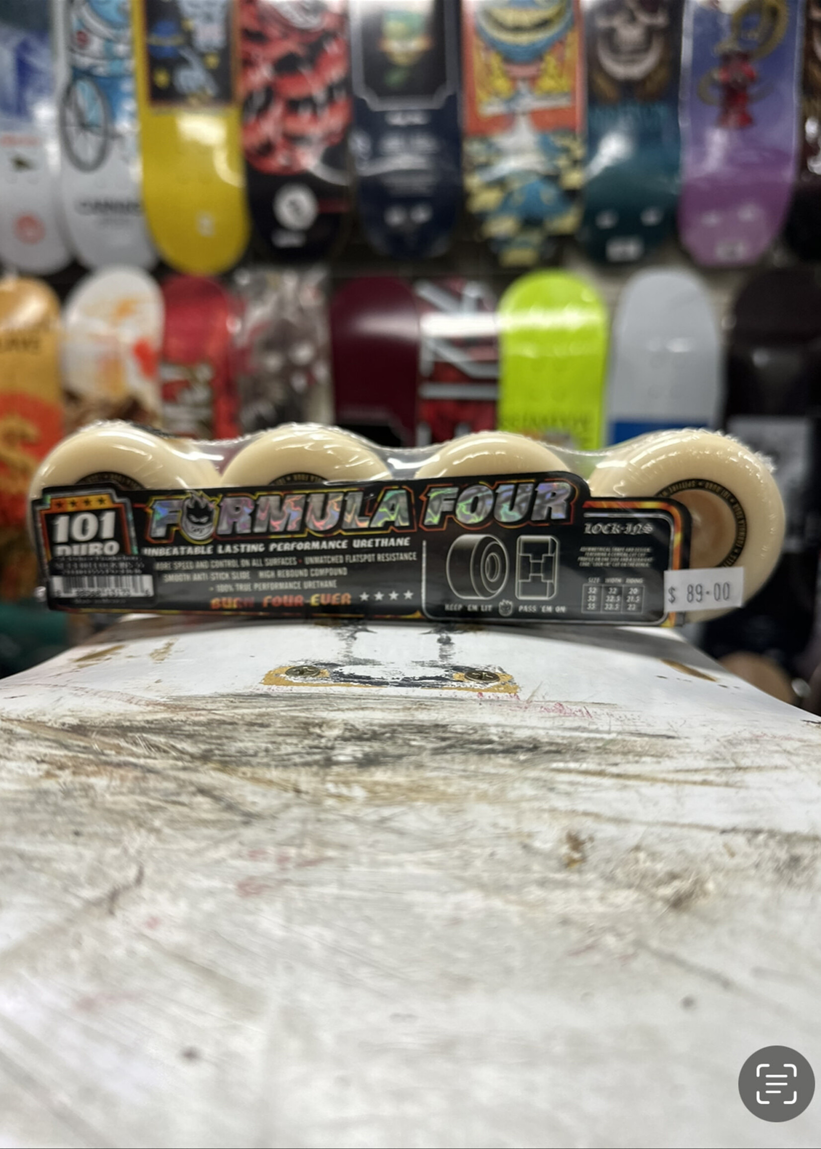 Spitfire Wheels SPITFIRE WHEELS - F4 Lock-In Full - 101a 55mm