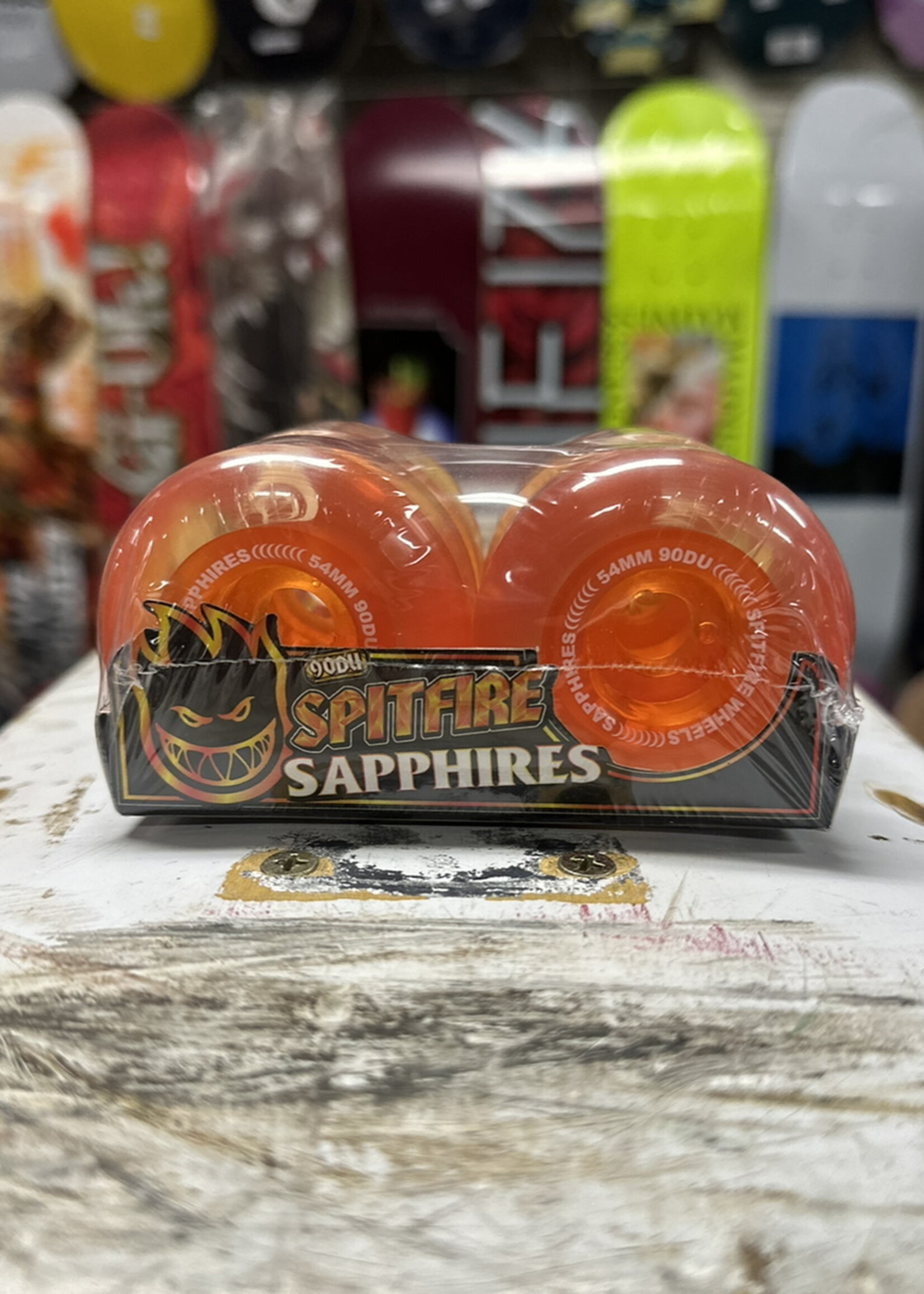 Spitfire Wheels SPITFIRE WHEELS - Sapphire Orange - 90a/101 54mm