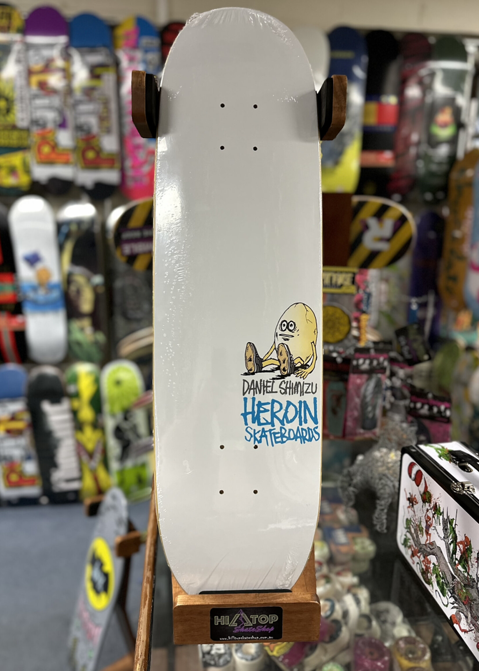 HEROIN SKATEBOARDS HEROIN SKATEBOARDS - Shimizu THE EGG Green Veneer - 8.5"