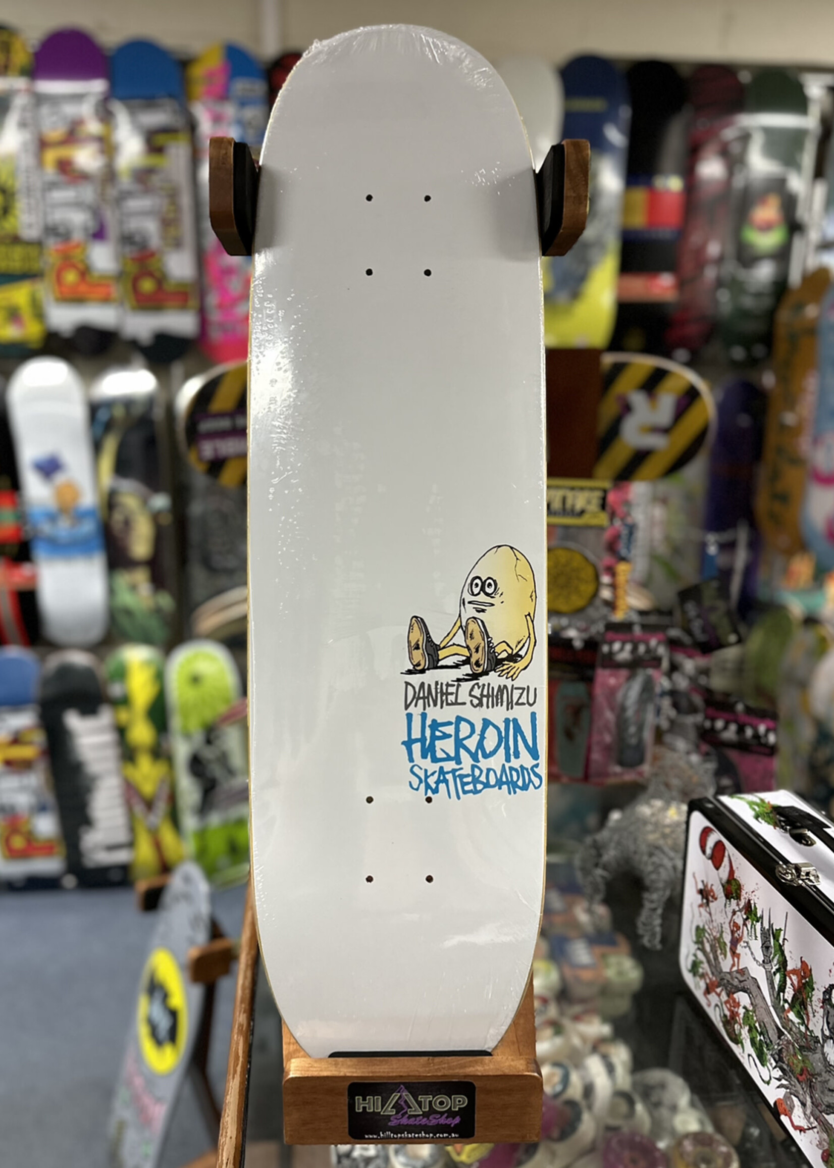 HEROIN SKATEBOARDS HEROIN SKATEBOARDS - Shimizu THE EGG Purple Veneer - 8.5"