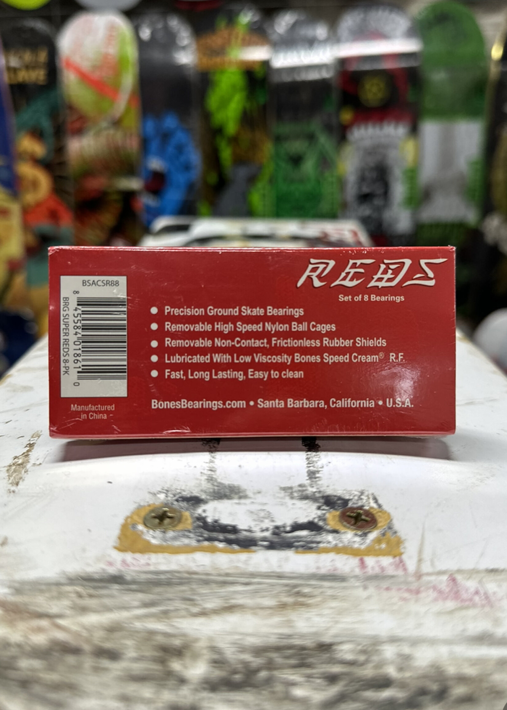 BONES BONES - Super Reds Bearings - 8 Pack