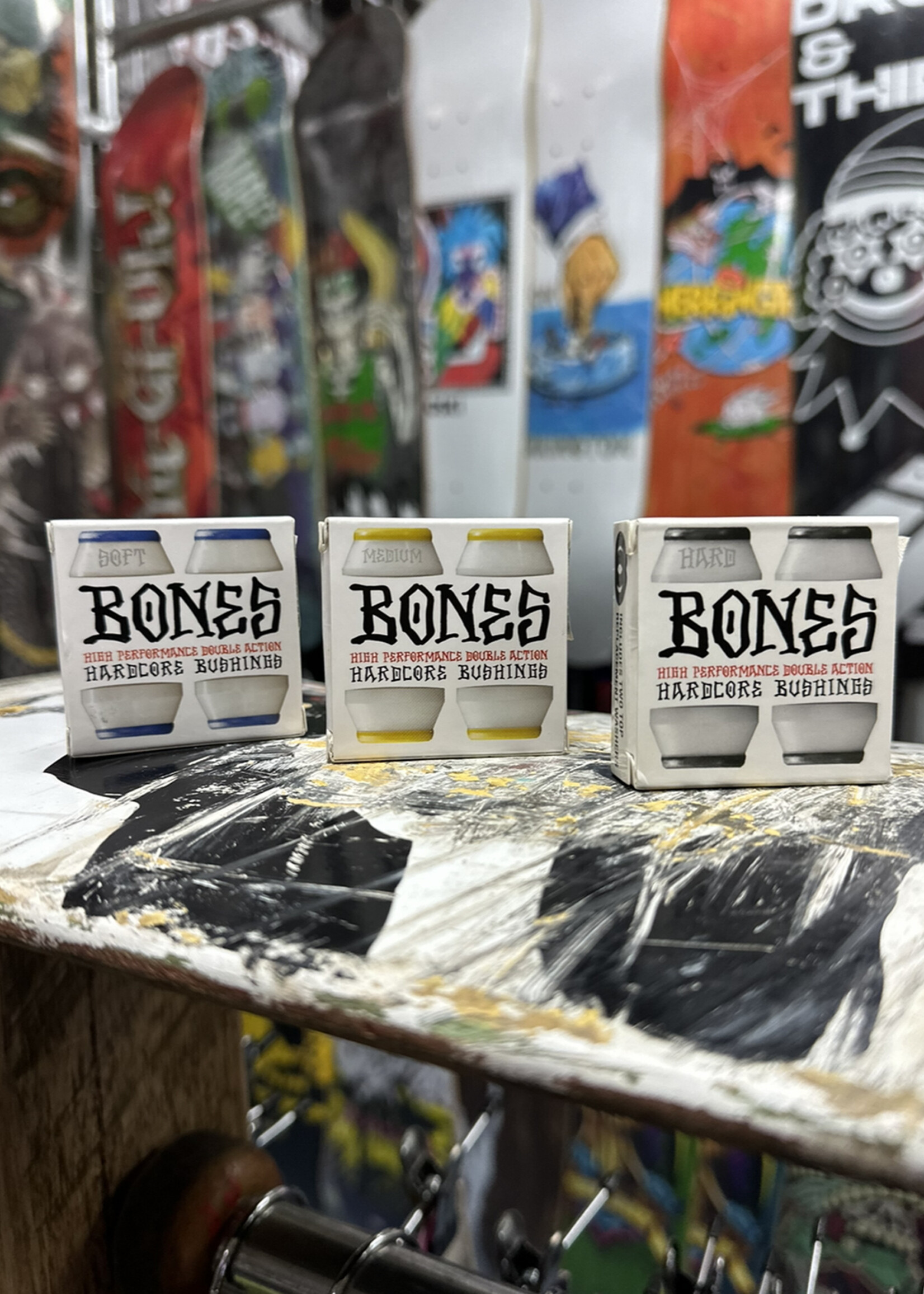 BONES BONES - Hardcore Bushings - White